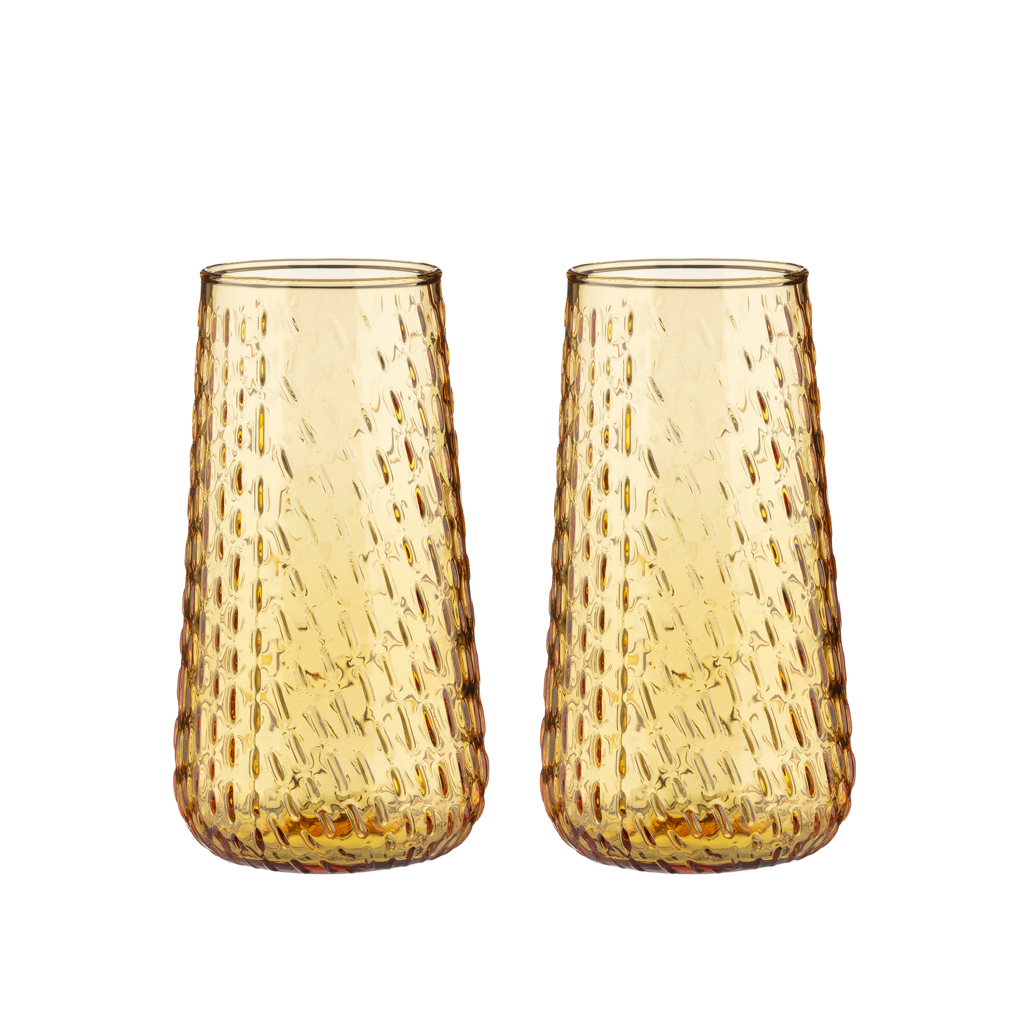 Marimekko - SYKSY FLUTE GLASS 2 PCS - Dricksglas - Matti Klenell | Servering - Glas - Dricksglas | Möbelexperten