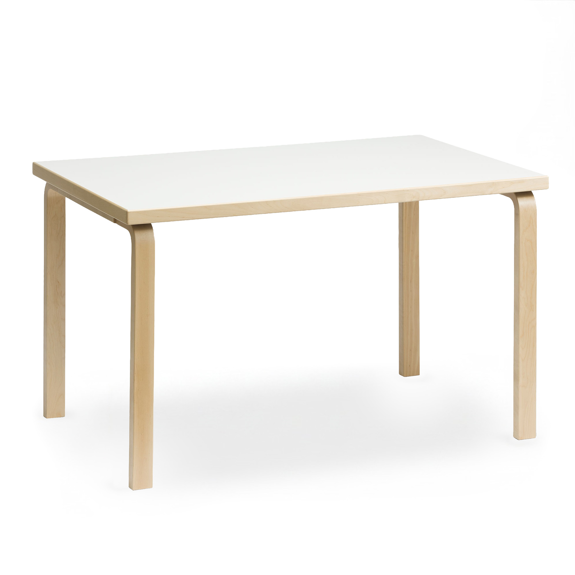 Artek - Aalto Bord 81B Vit laminat, Klarlackad - Matbord - Alvar Aalto - Vit - Tr&auml;