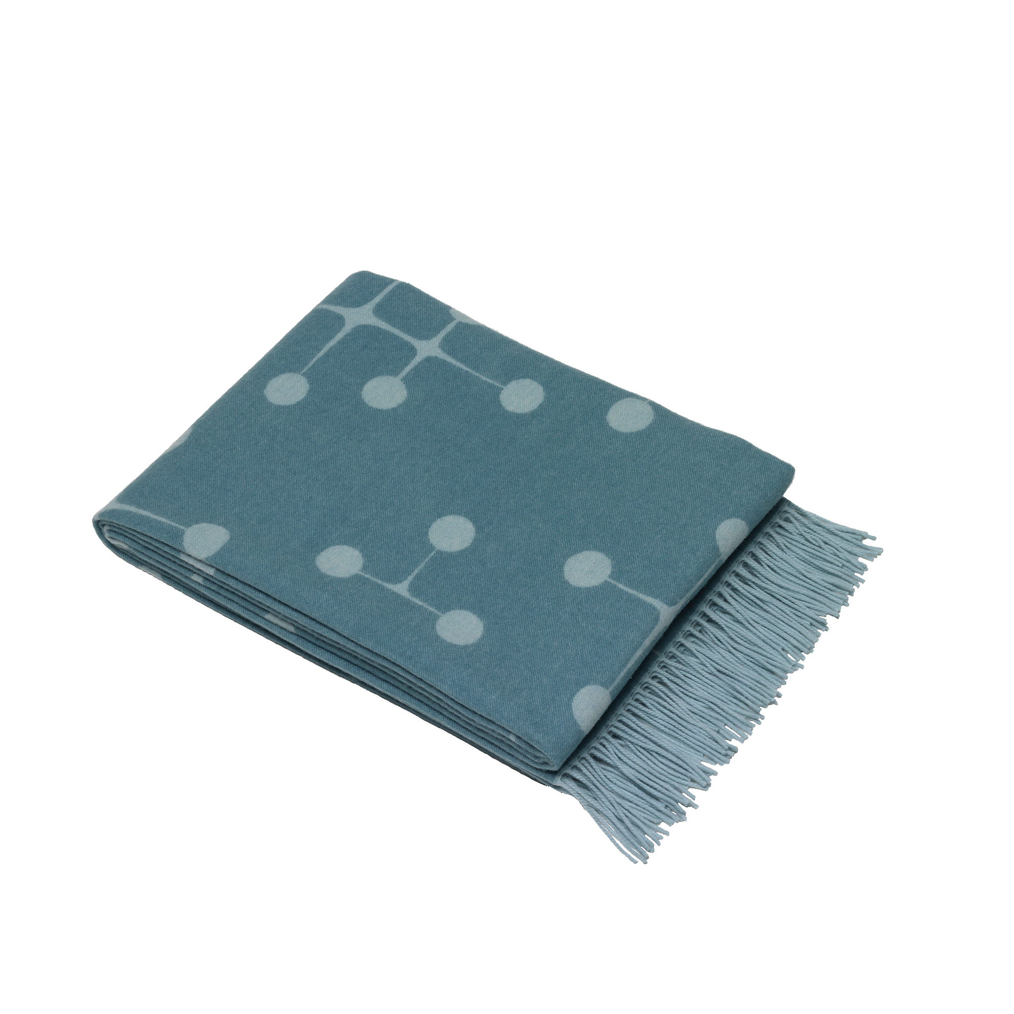 Vitra - Eames Wool Blanket Light Blue - Plädar & filtar - Charles & Ray Eames - Blå