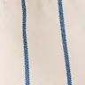 beige with blue stripe