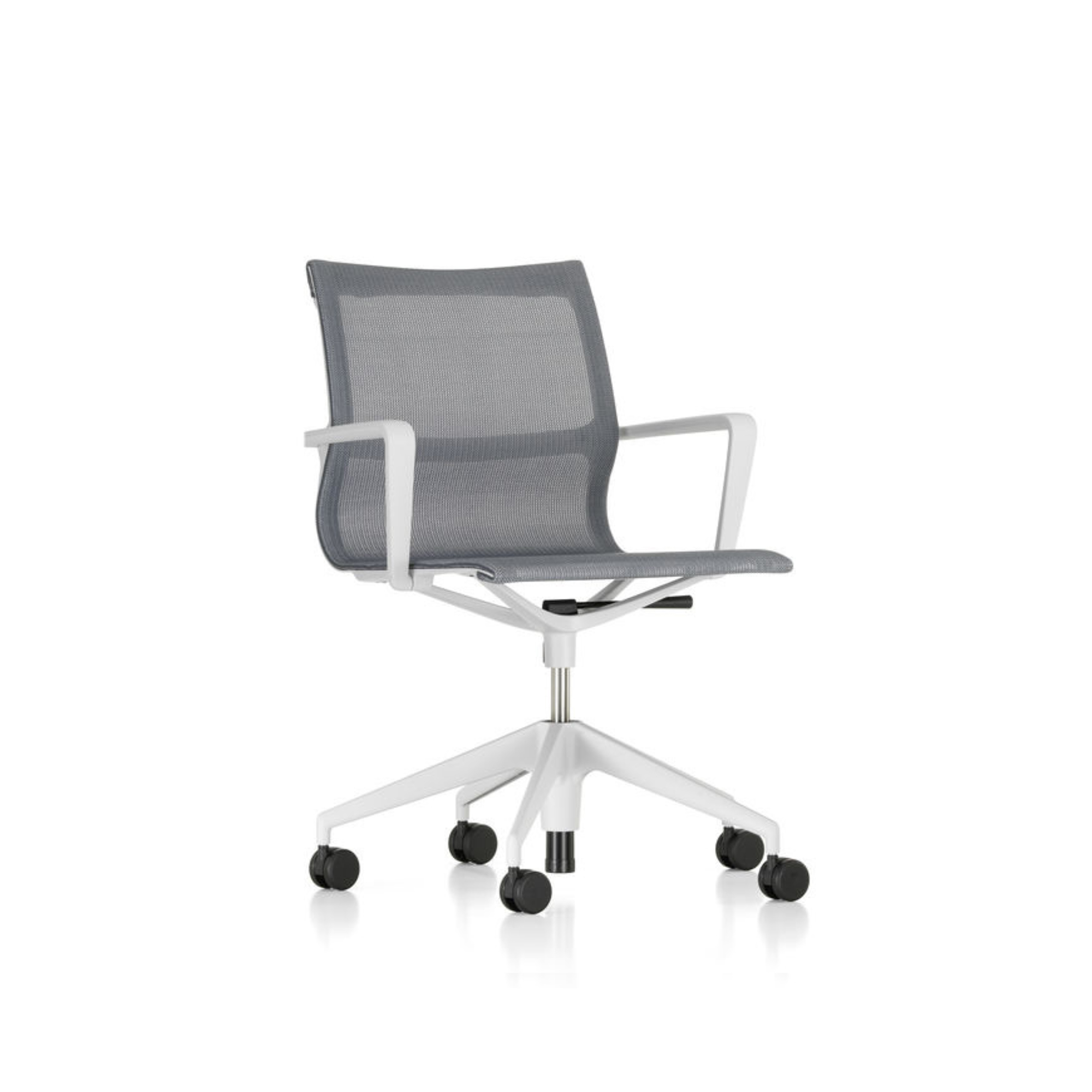 Vitra - Physix Studio, TrioKnit, Silver Grey 5 Star Base - Skrivbordsstolar - Alberto Meda - Silver,Grå - Metall/Syntetiskt