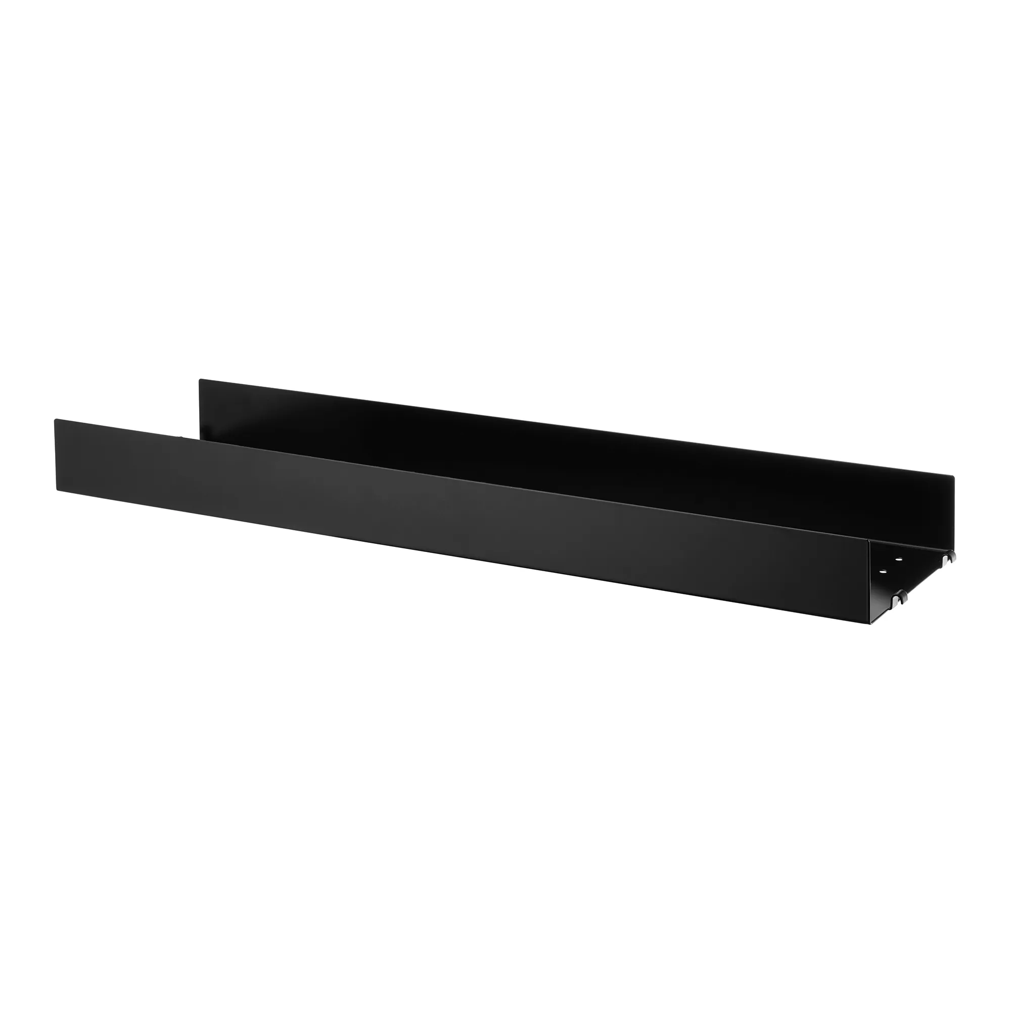 metallhylleplate 78x20cm hög kant