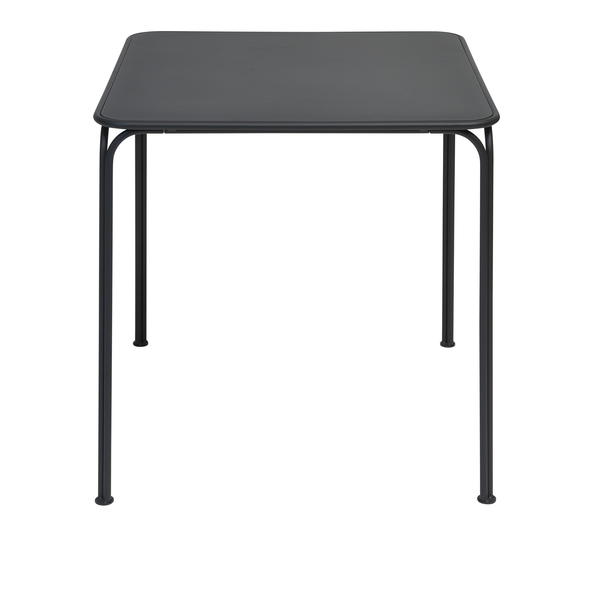 Grythyttan Stålmöbler - Table Libelle Graphite Gray 70 x 70 cm - Matbord utomhus - Andreas Engesvik - Grå - Metall | Utemöbler - Utebord - Matbord Utomhus | Möbelexperten