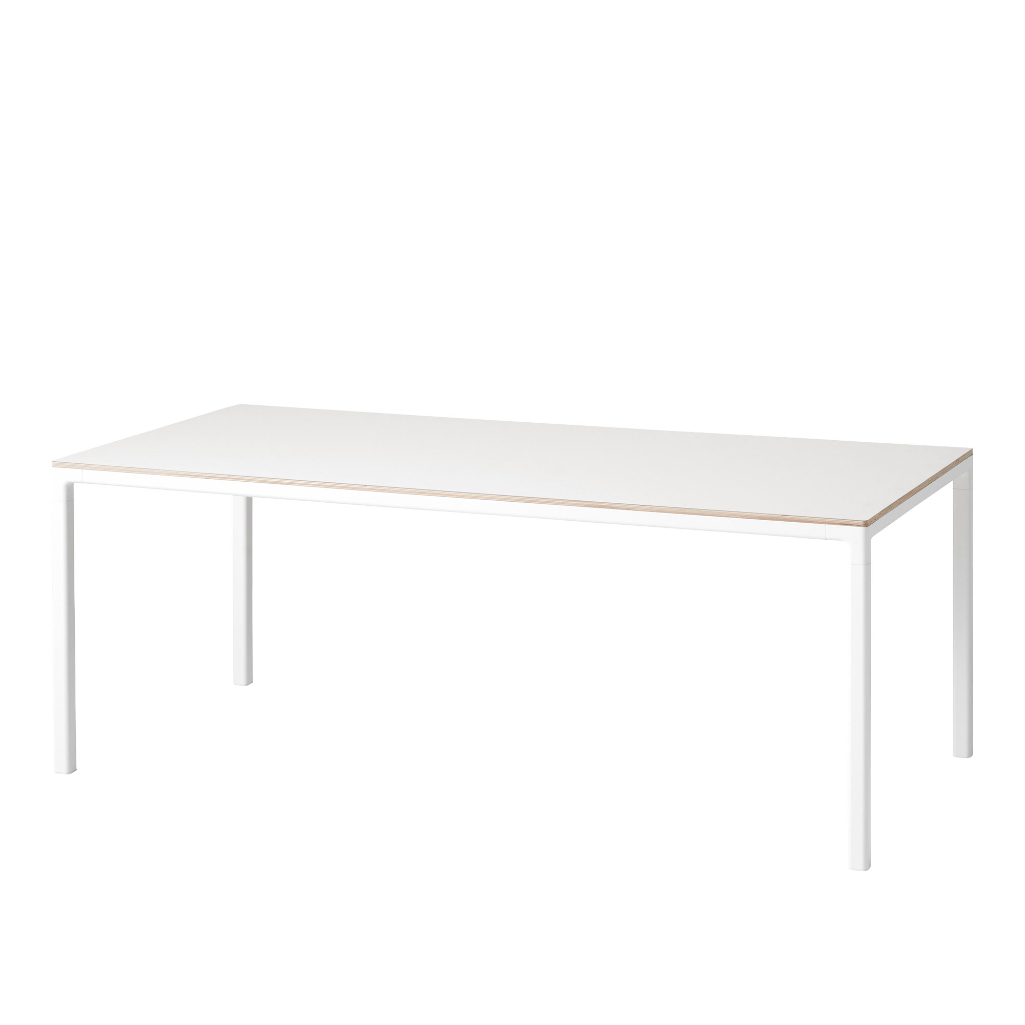 HAY - T12, Black base, Black linoleum, 160x80 cm - Matbord