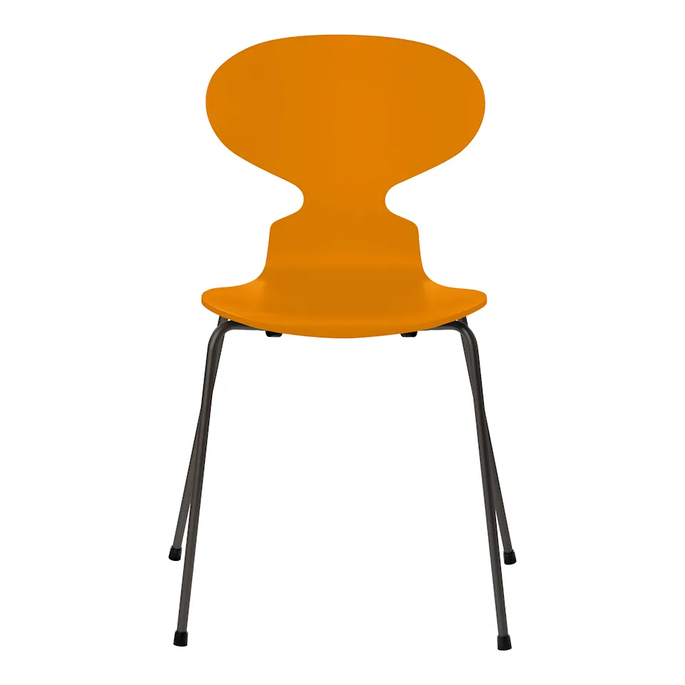 3101 Myran stol Lacquered Beech Veneer Warm Graphite