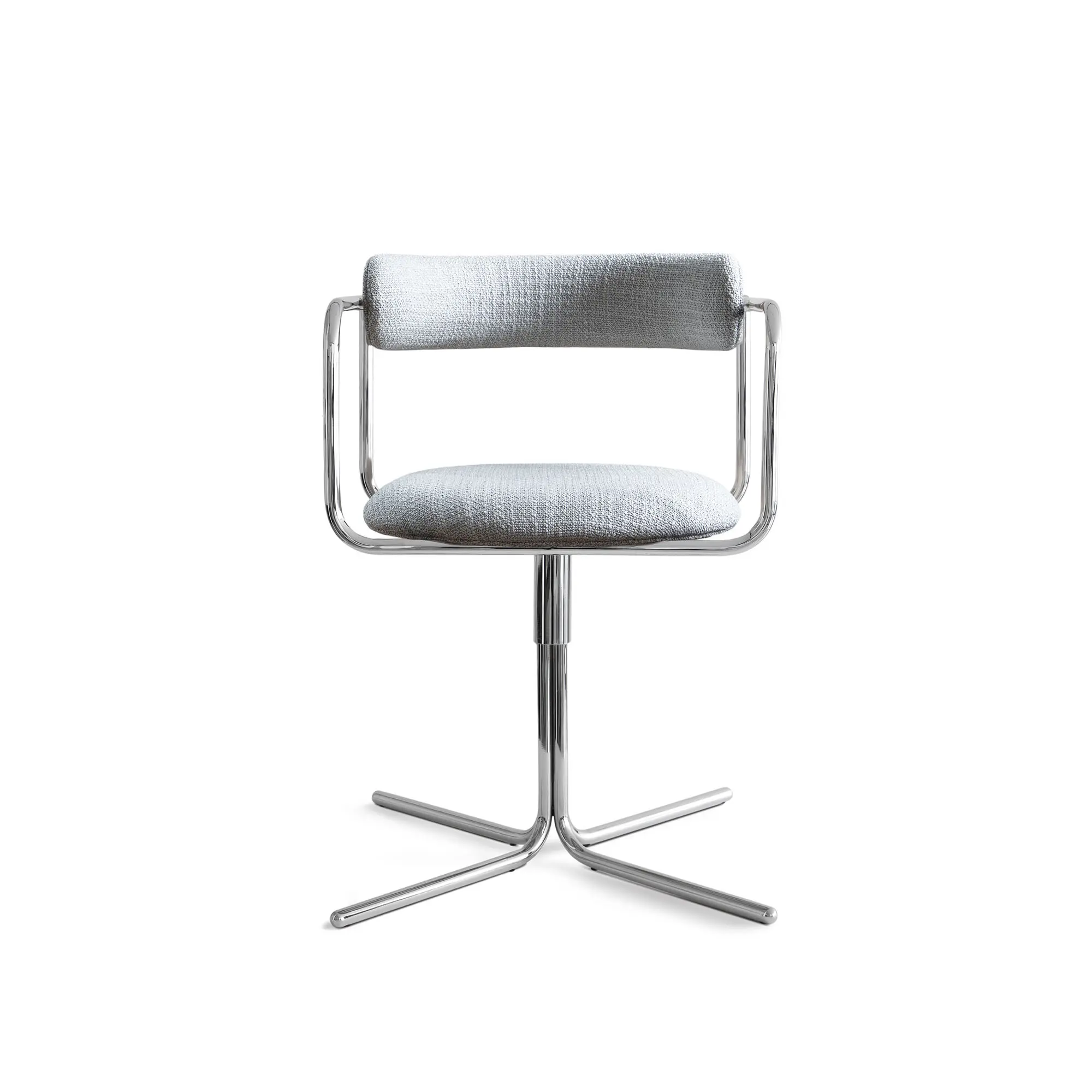FF Chair Swivel Rounded Chrome Legs