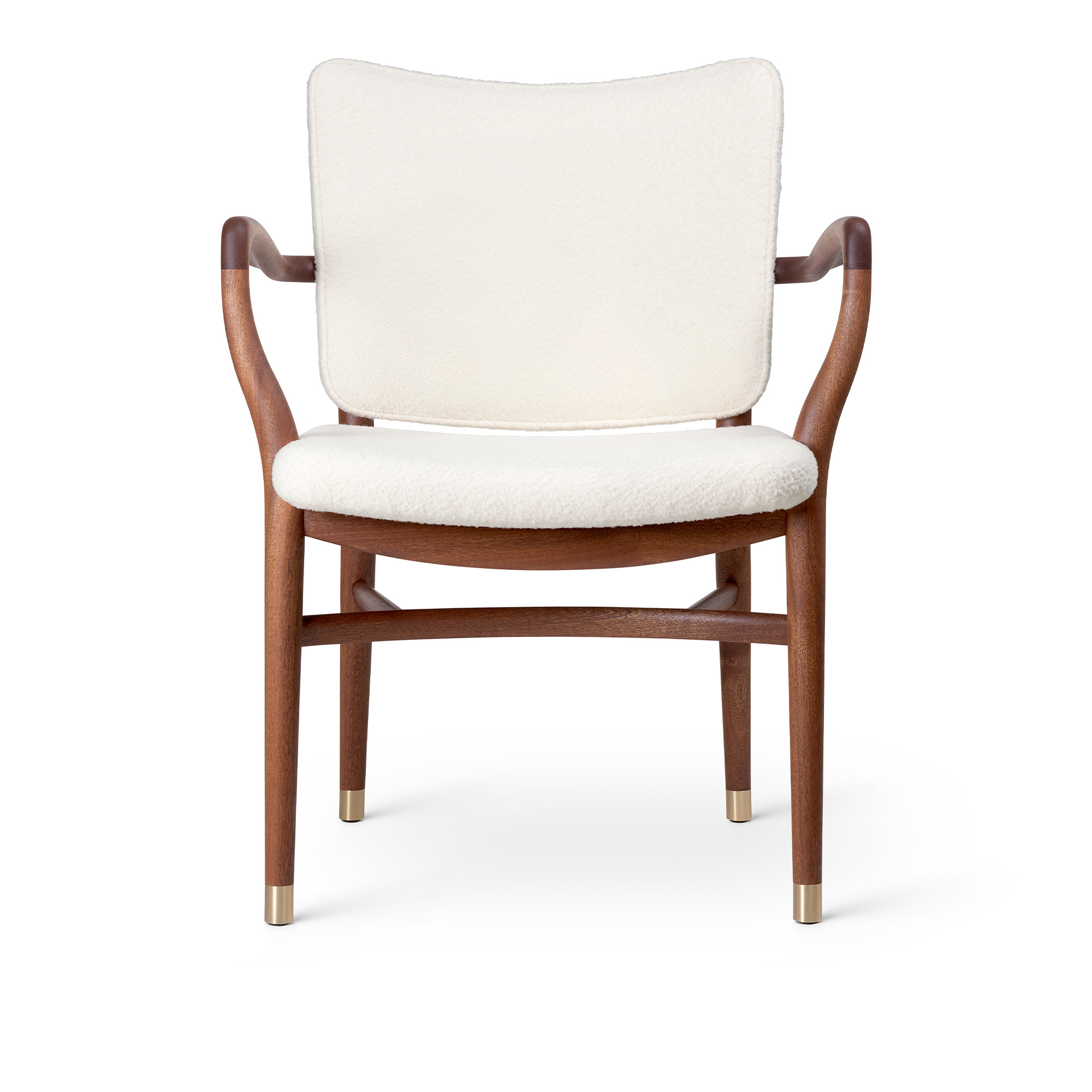 Carl Hansen - VLA61 Armchair Mahogany Oil Baru 0200 - Matstolar - Vilhelm Lauritzen - Tr&auml;f&auml;rgad - Tr&auml;