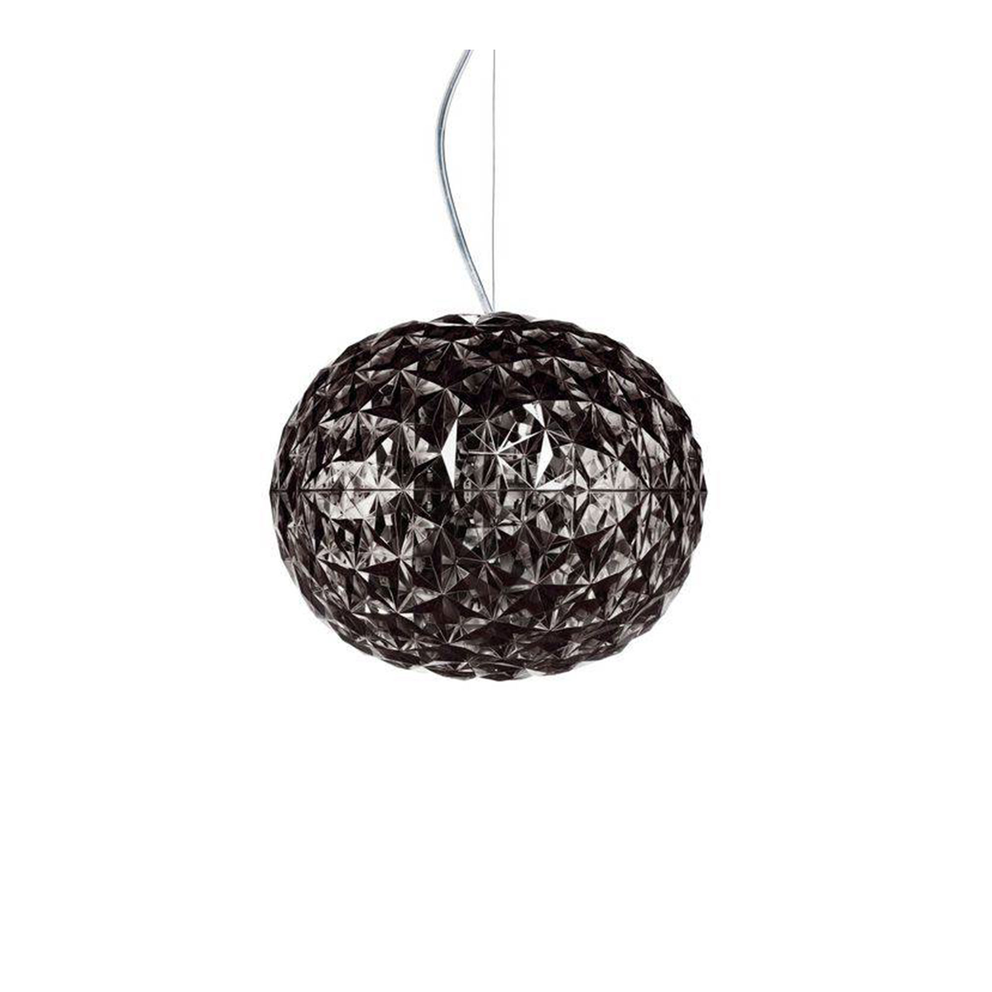 Kartell - Planet Suspension 9390, Smoke, Incl. LED 22W 2400lm 2700K - Pendellampor - Tokujin Yoshioka - Grå