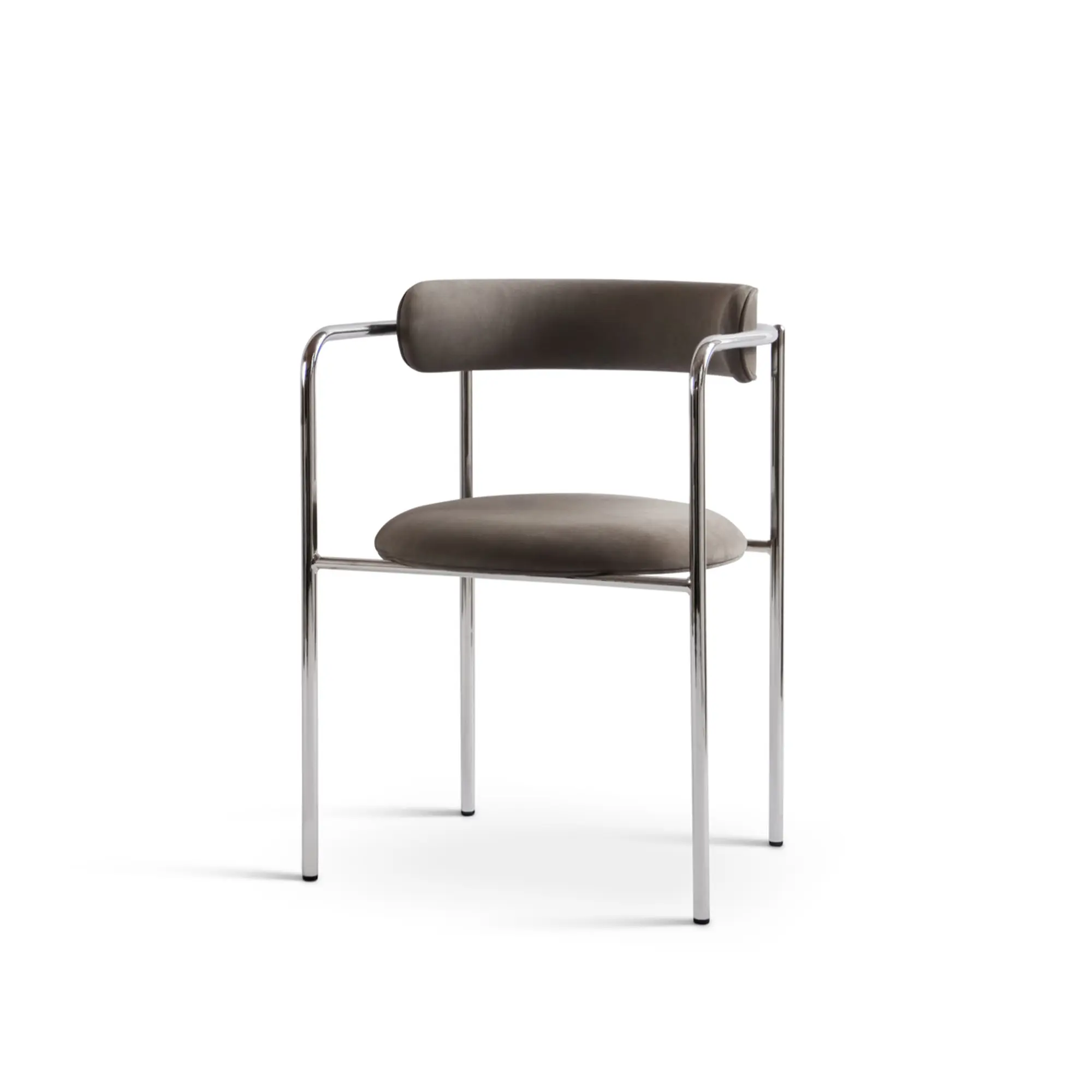 FF Chair Rounded Chrome Legs