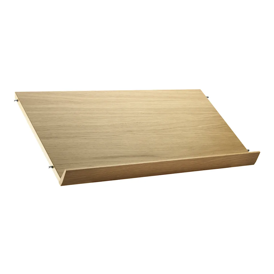 Tidningshylla trä 78x30cm ek