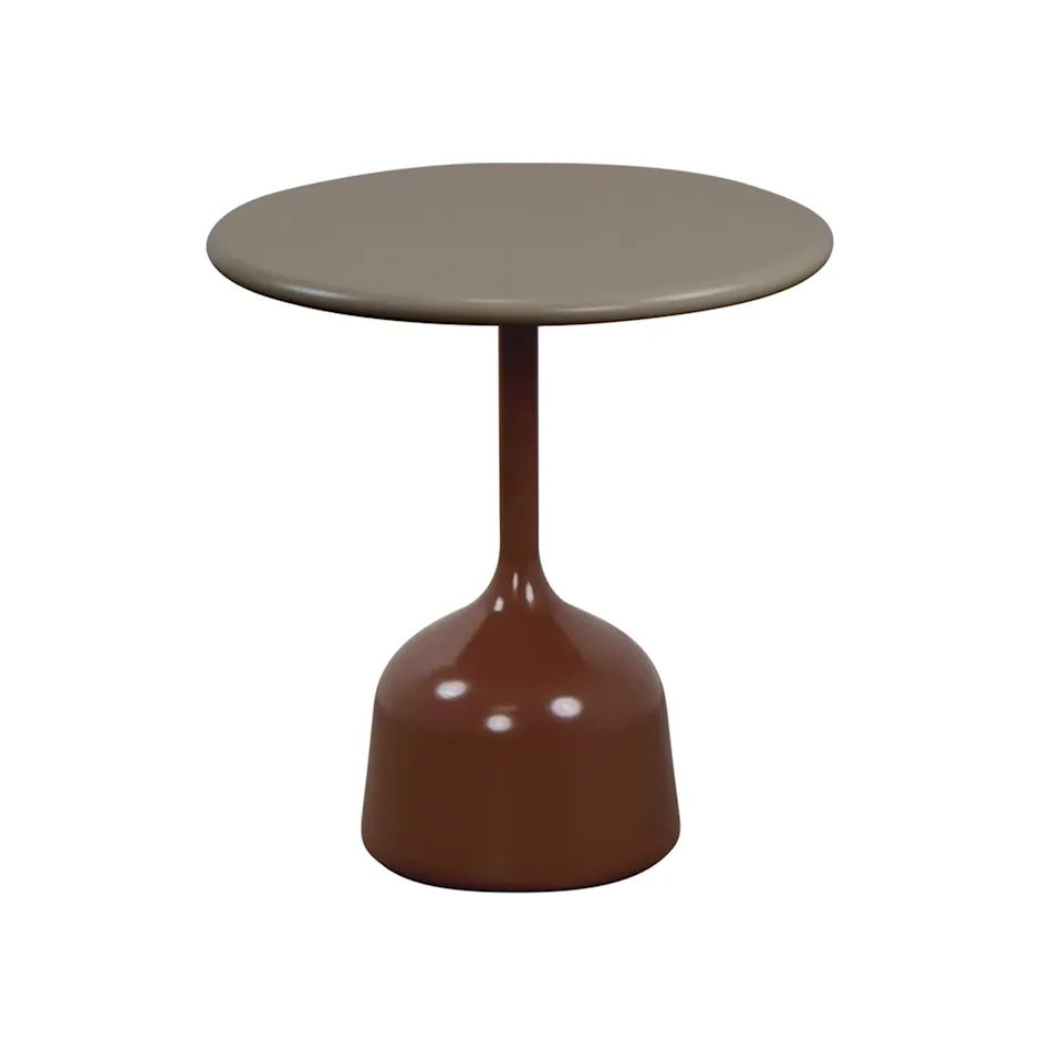 Glaze soffbord liten Desert Red