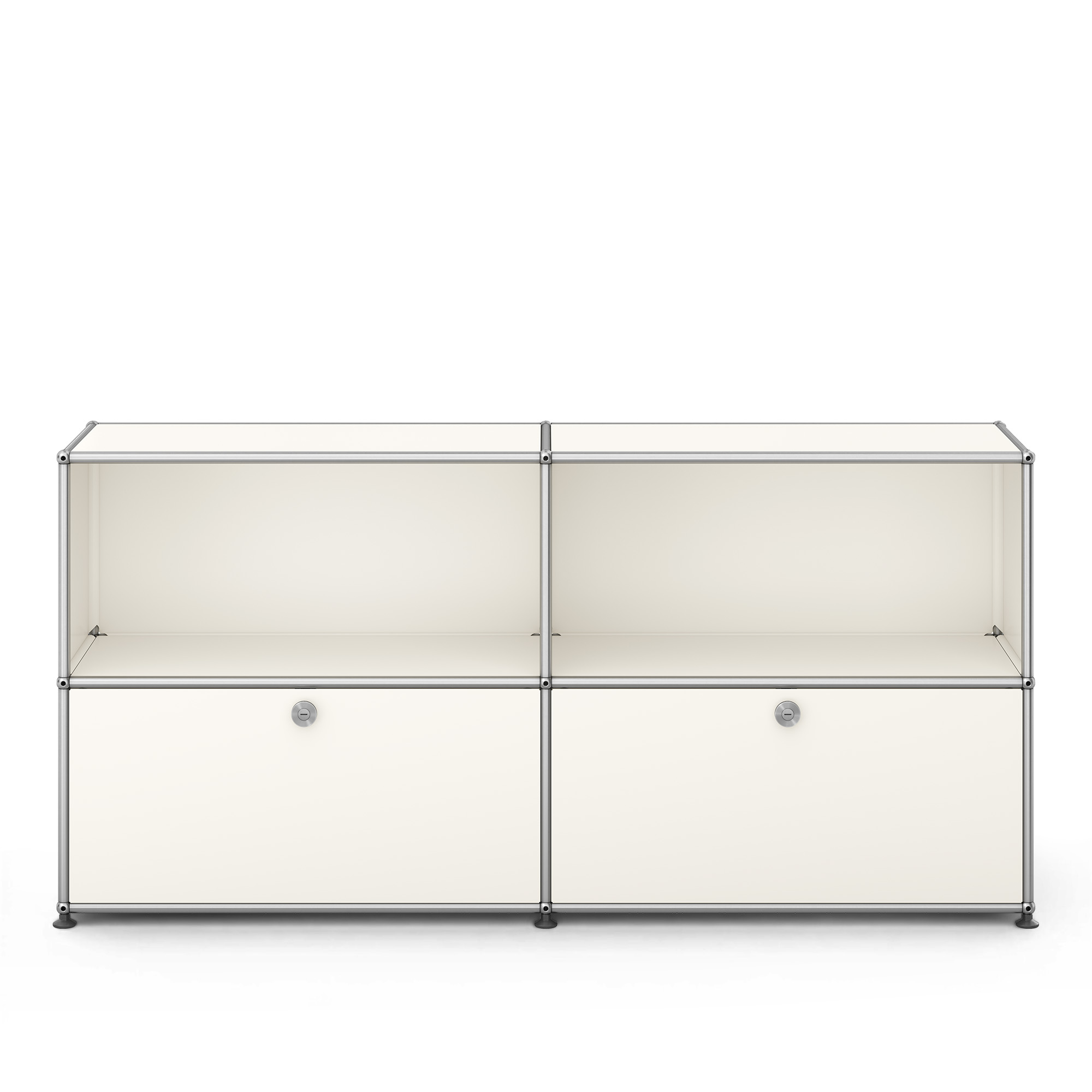 USM - USM Haller Sideboard C2 Pure White - Sk&auml;nkar och sideboards - Fritz Haller & Paul Sch&auml;rer - Vit - Metall