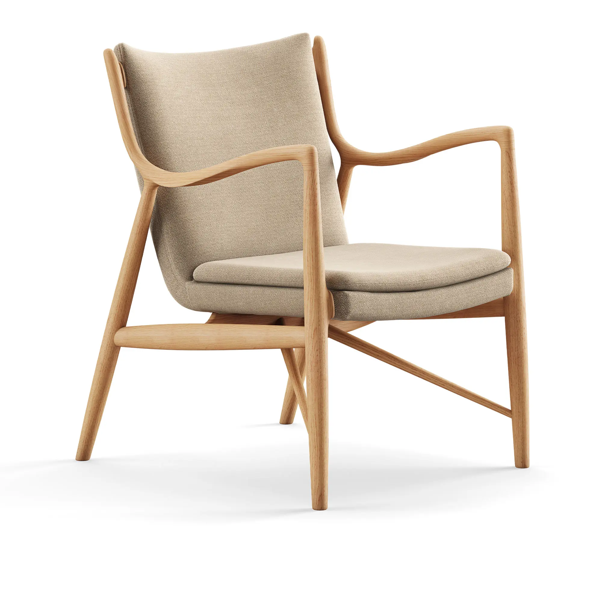 45 fåtölj Dark oiled oak