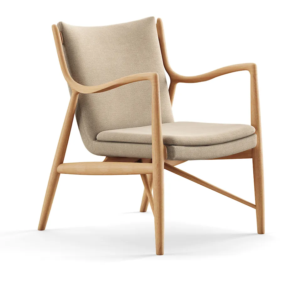 45 fåtölj Dark oiled oak