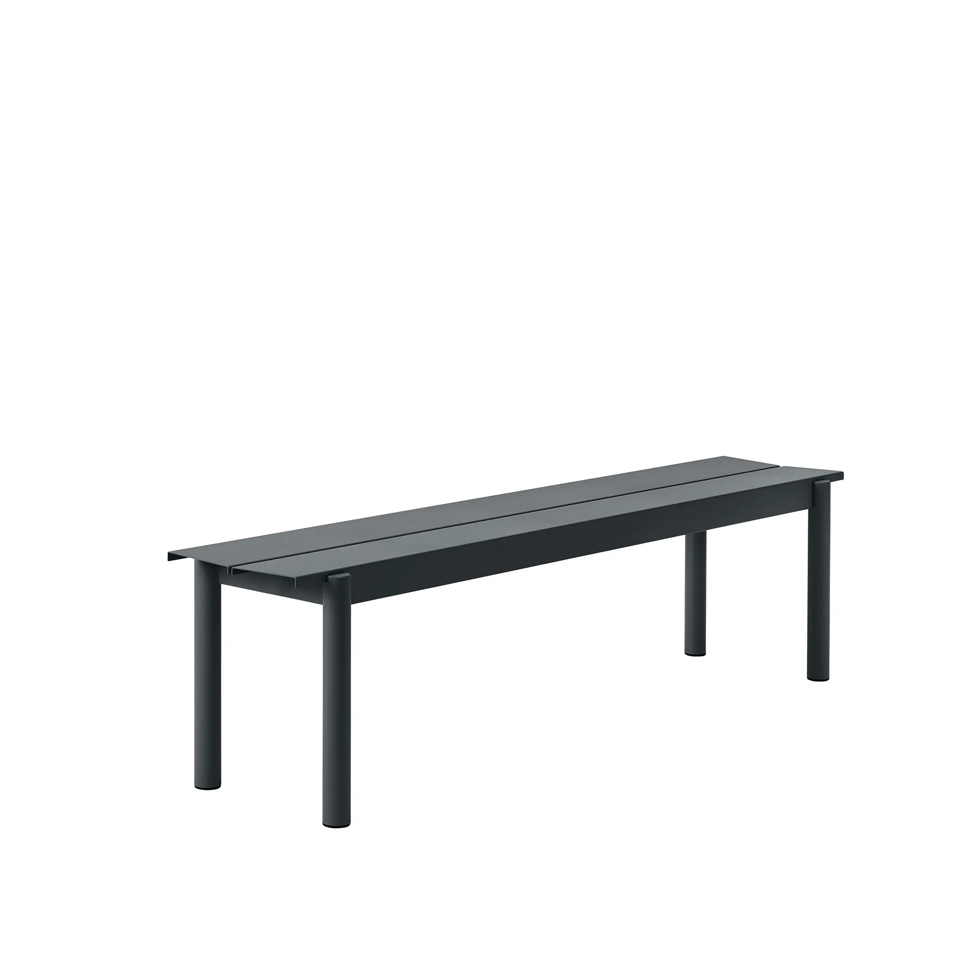 Linear steel bench 170cm