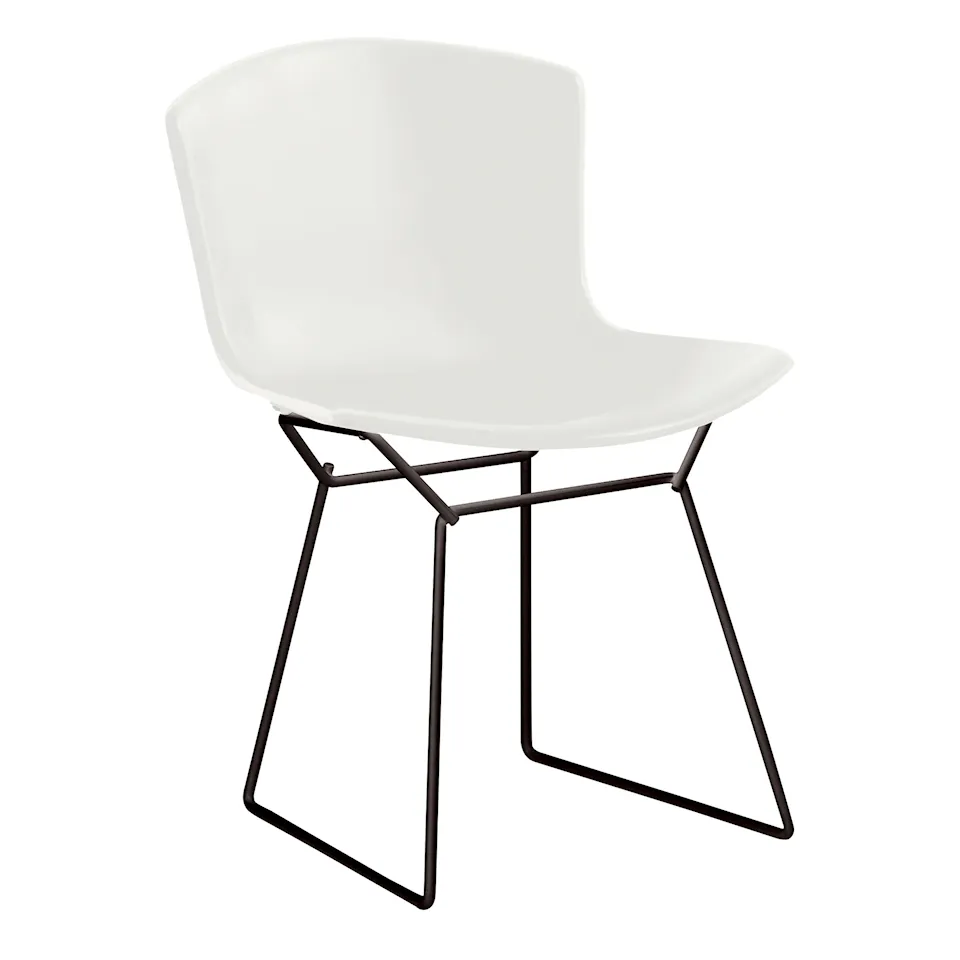 Bertoia Plastic utomhusstol svart