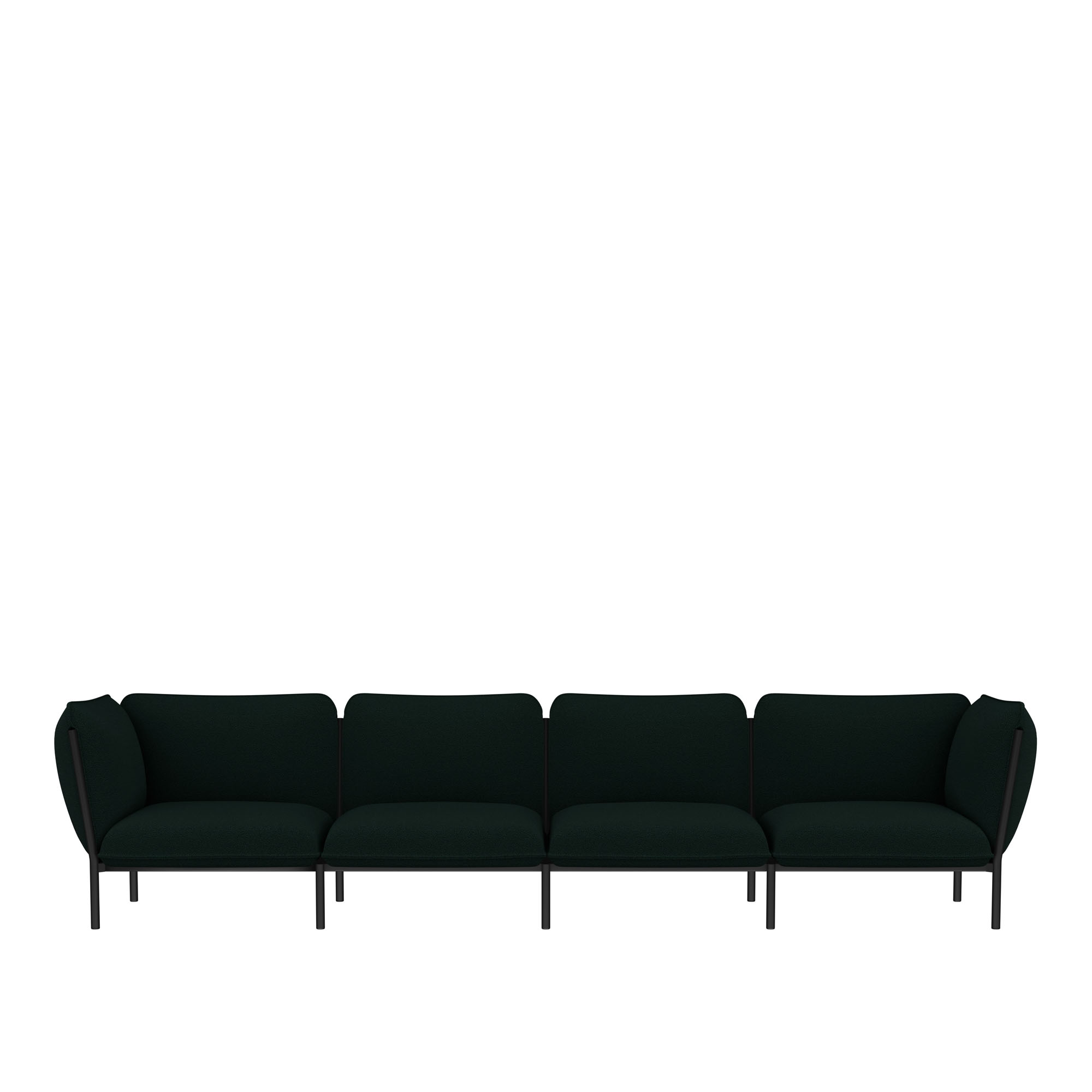 HEM - Kumo 4-seater Sofa with Armrests - Pine - Soffor - Anderssen & Voll - Grön - Metall/Syntetiskt/Skum/Ull