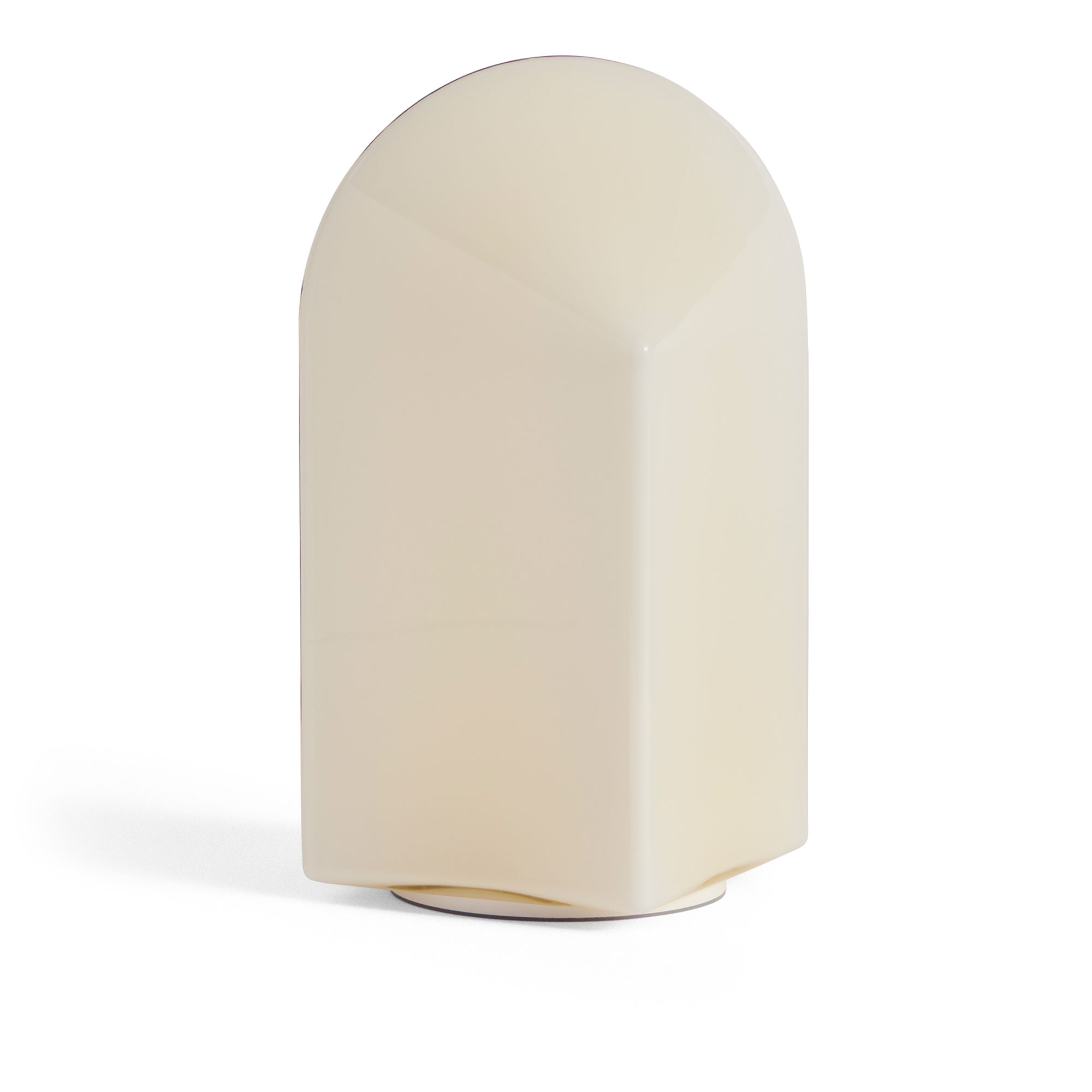HAY - Parade Portable Lamp 240 shell white - Portabla lampor - Viola Heyn-Johnsen and Jonas Trampedach - Grön - Glas