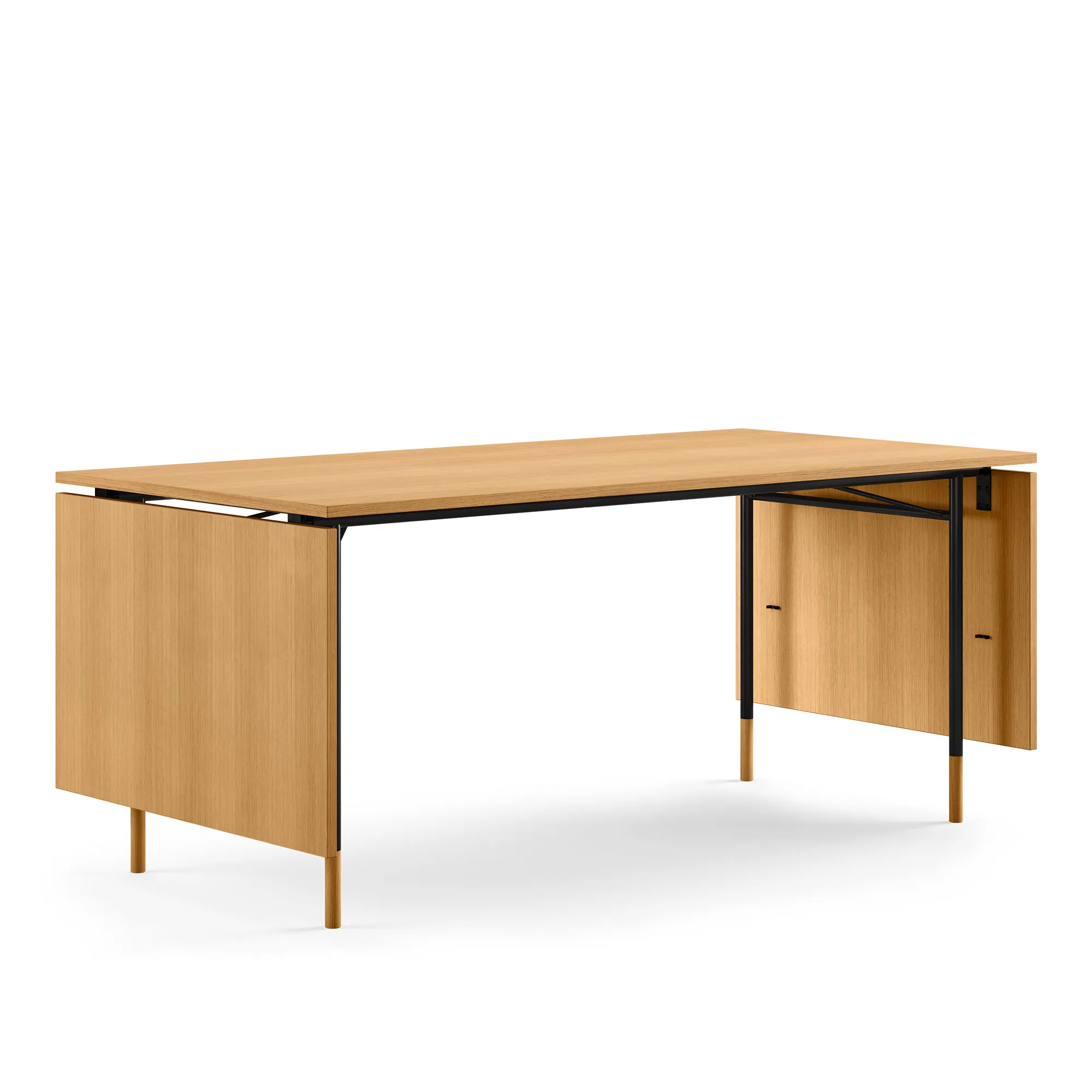 Nyhavn matbord med klaffar Dark oiled oak