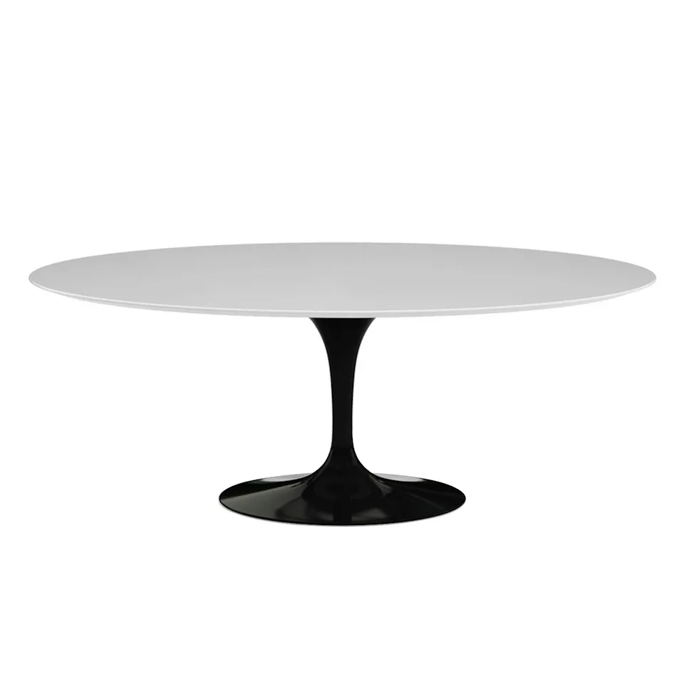 Saarinen Oval matbord 198 cm Black