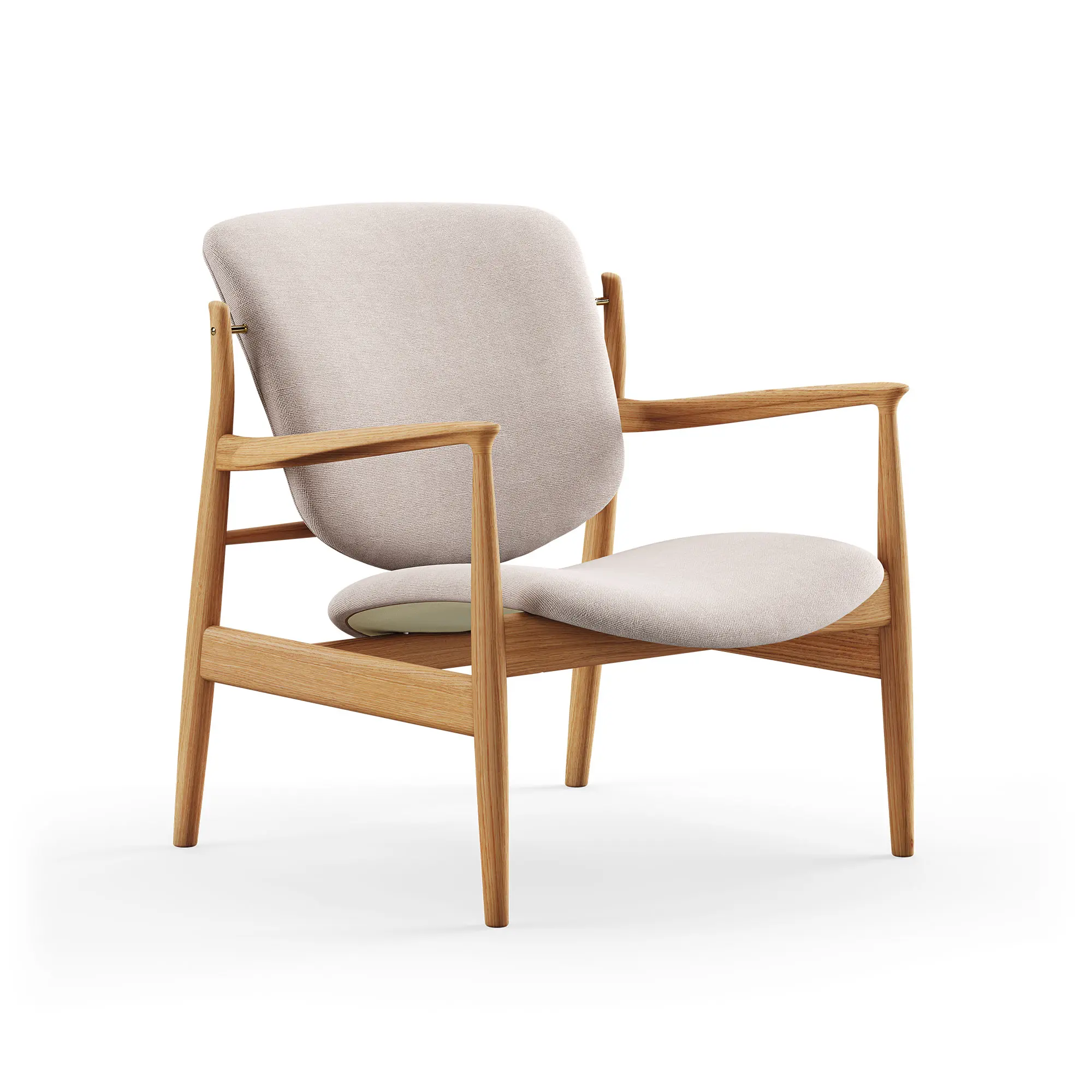 France fåtölj Dark oiled oak