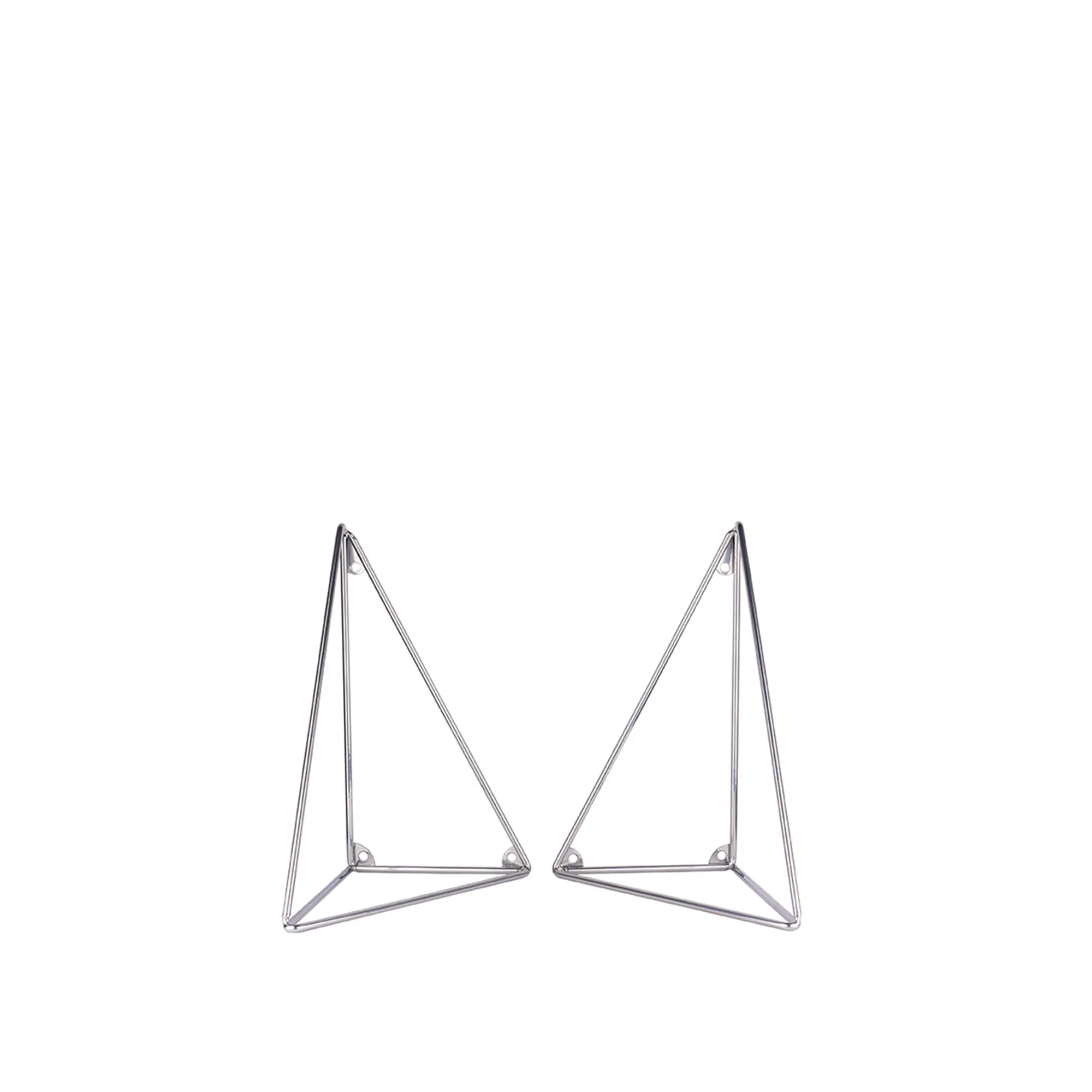 Pythagoras Brackets Pair, Chrome