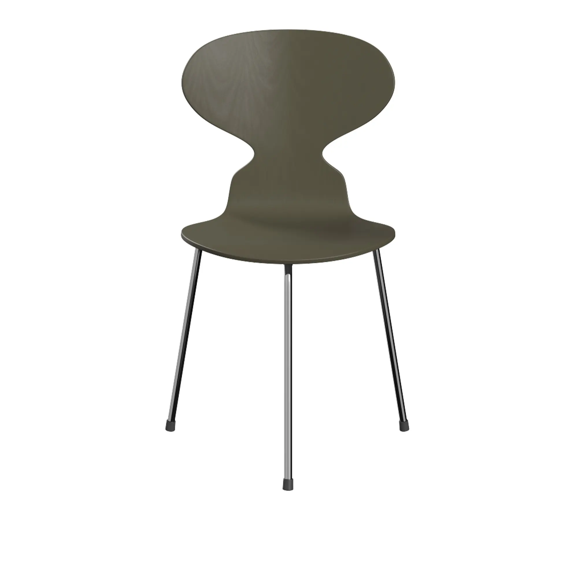 3100 Myran stol Coloured Ash Veneer Chrome