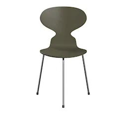 3100 Myran stol Coloured Ash Veneer Chrome