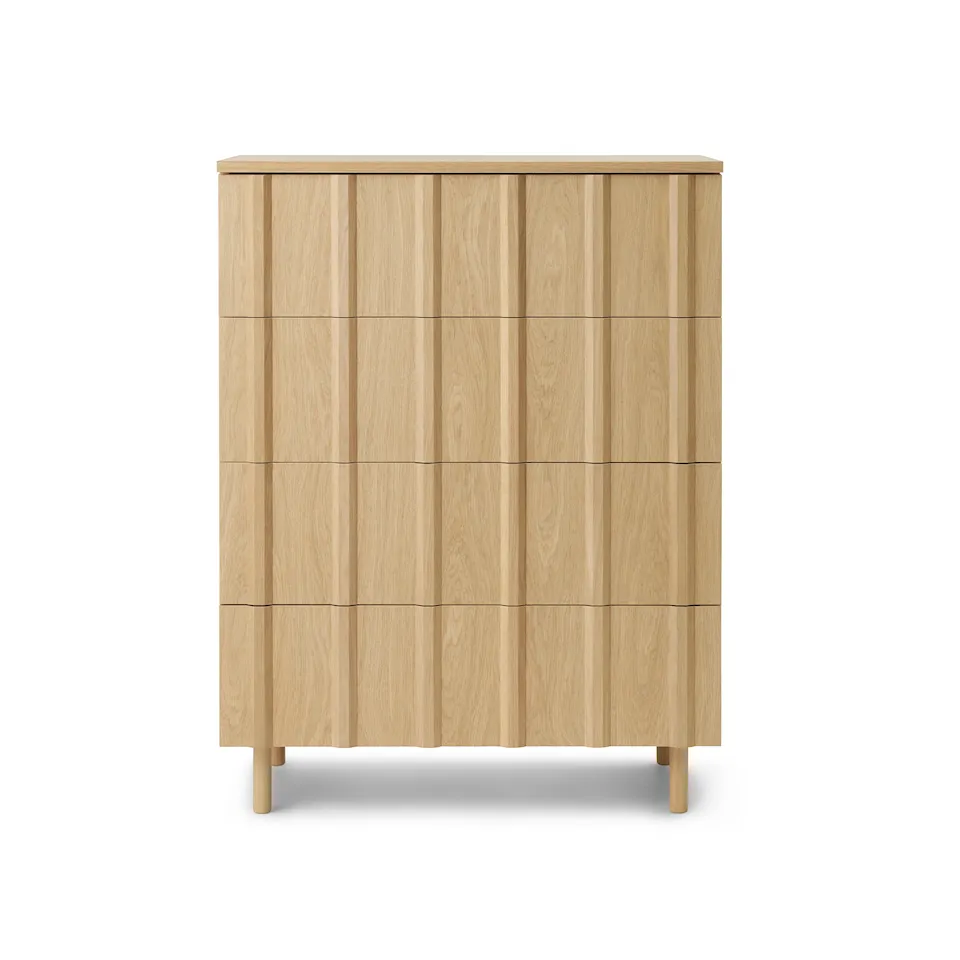 Rib Dresser 4 Drawers
