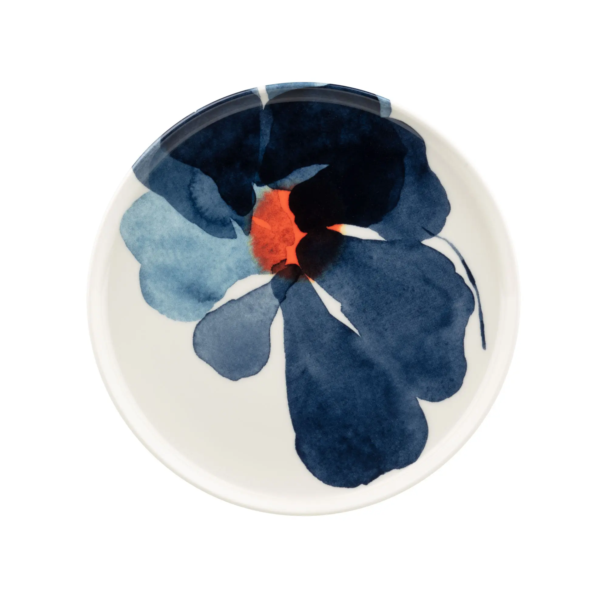 Valssi tallrik 20 cm white blue orange