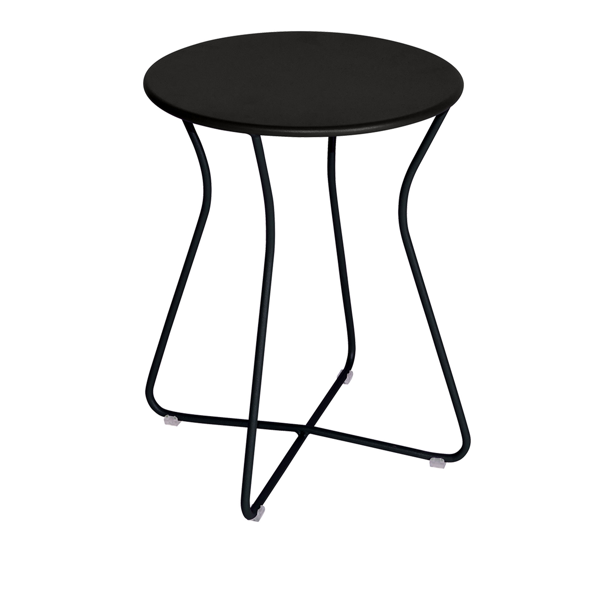 Fermob - Cocotte Stool Liquorice - Utomhuspallar och puffar - Studio Fermob - Svart - Metall