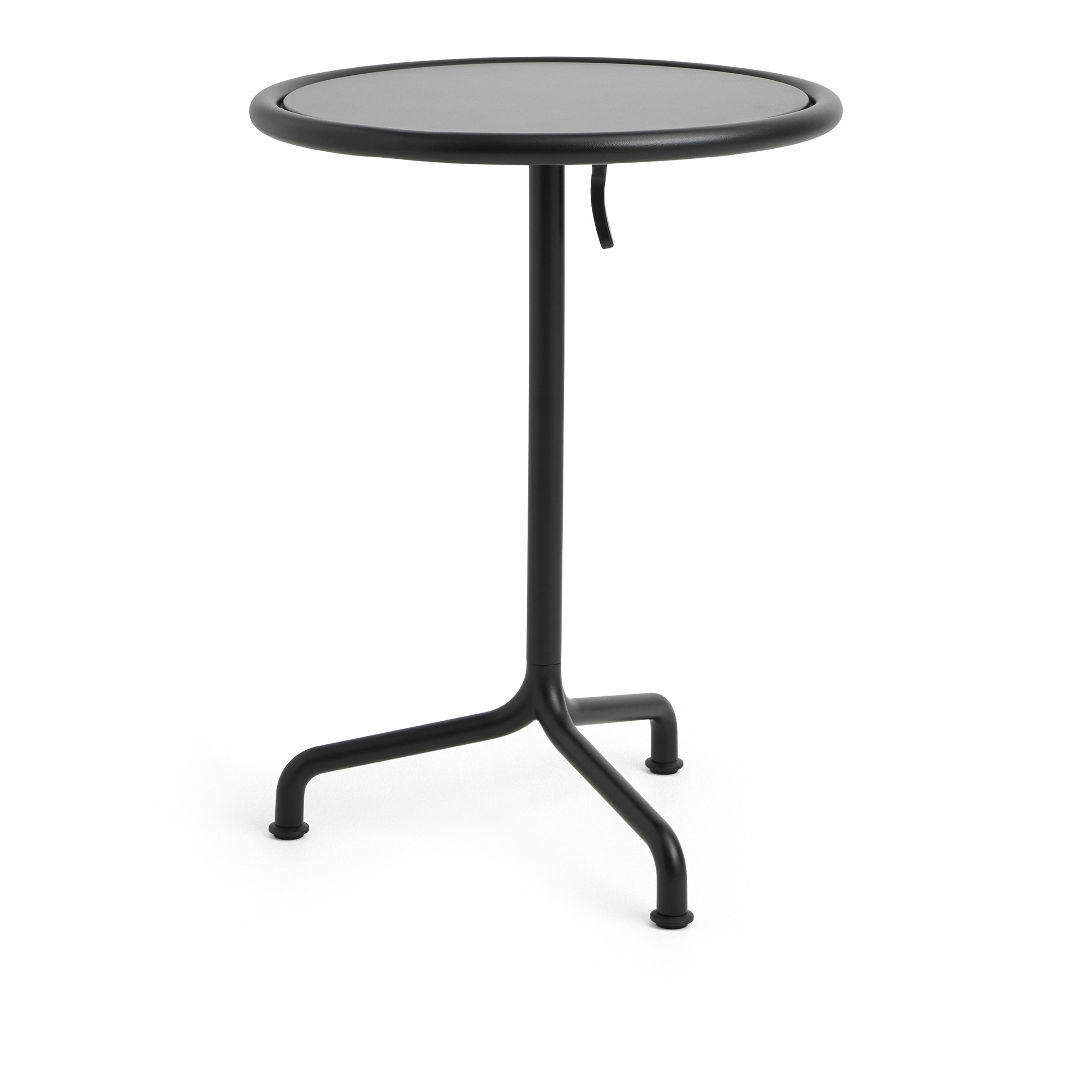 hay - deville table anthracite ø55 x h74 - matbord utomhus - julien renault - metall