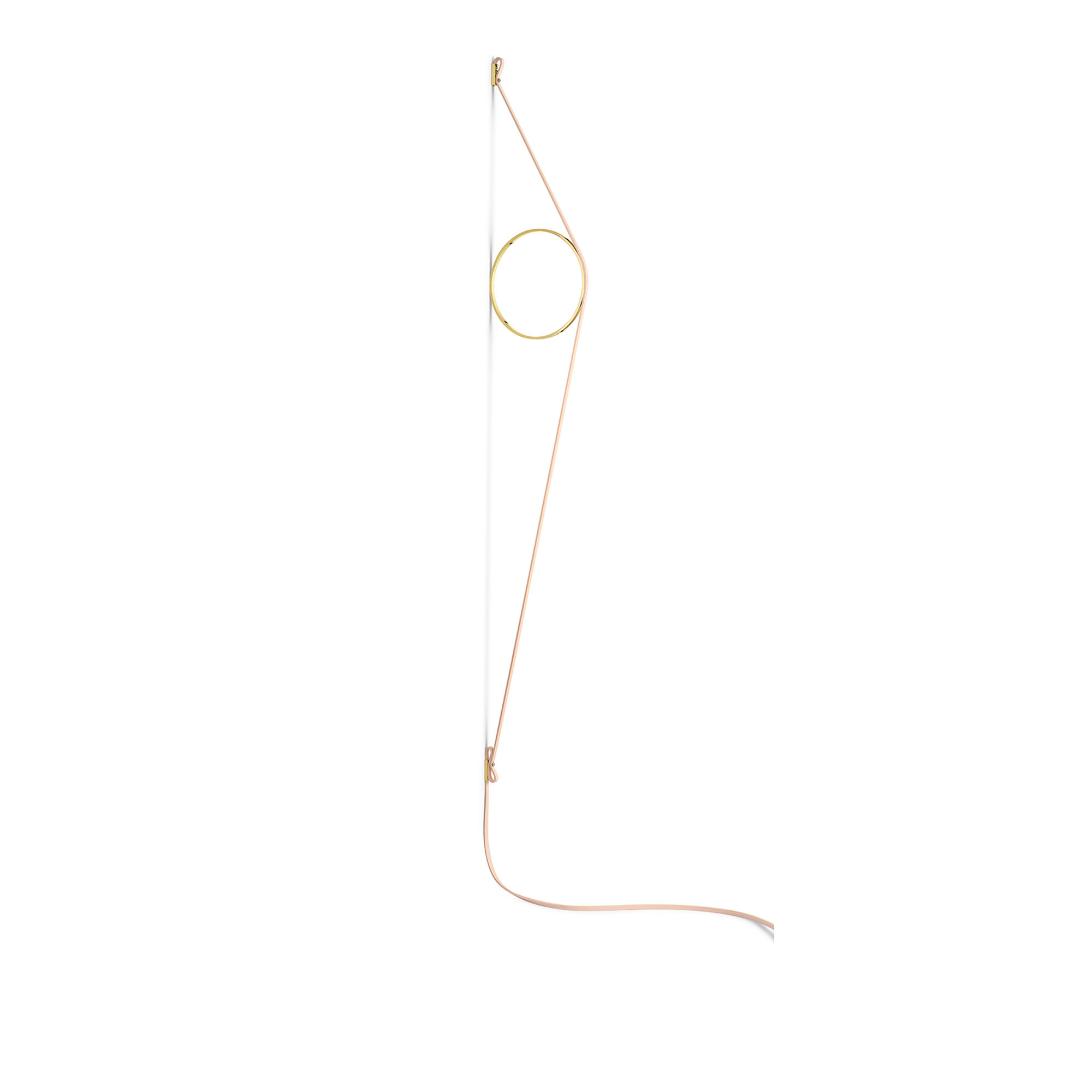 Flos - WireRing Rosa/Guld - Vägglampor - Formafantasma - Rosa