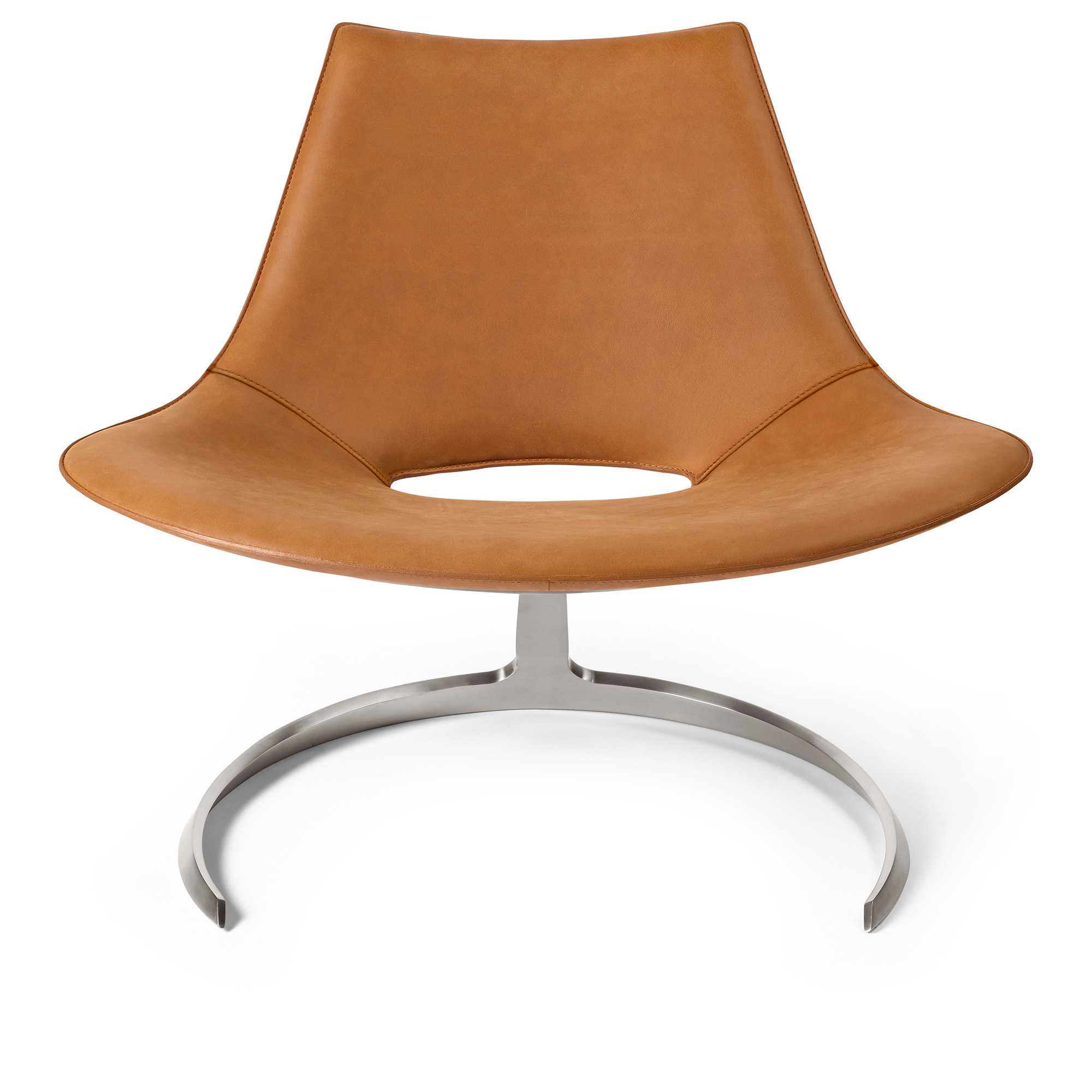 Carl Hansen - FK64 Scimitar Chair Terra 20360 - Fåtöljer - Jørgen Kastholm & Preben Juhl Fabricius