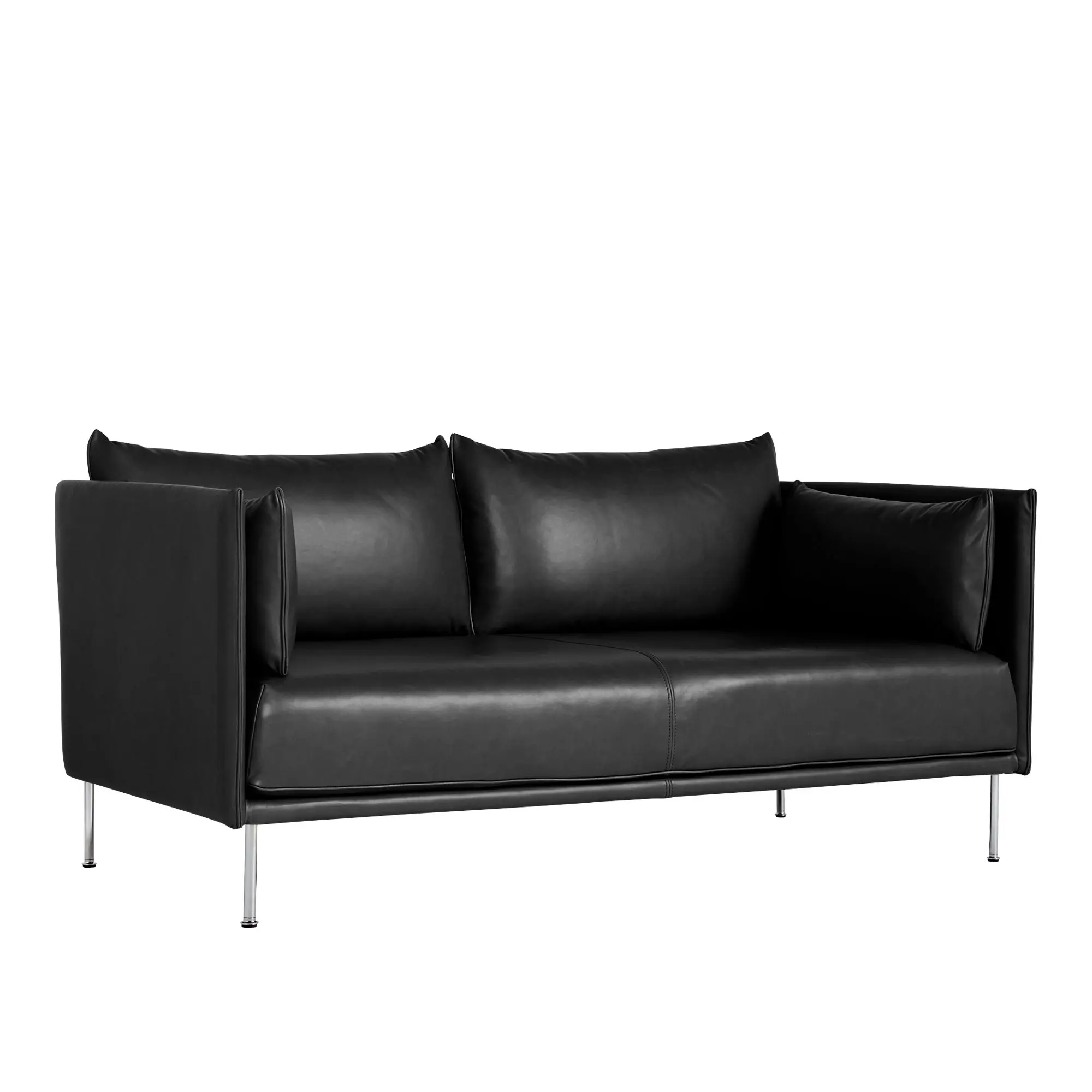 Silhouette 2-sitssoffa Matching Piping/Chrome