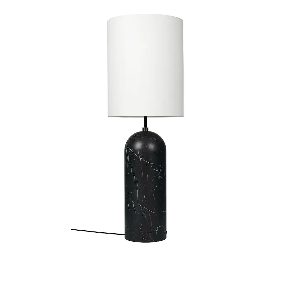 Gravity golvlampa XL High svart marmor