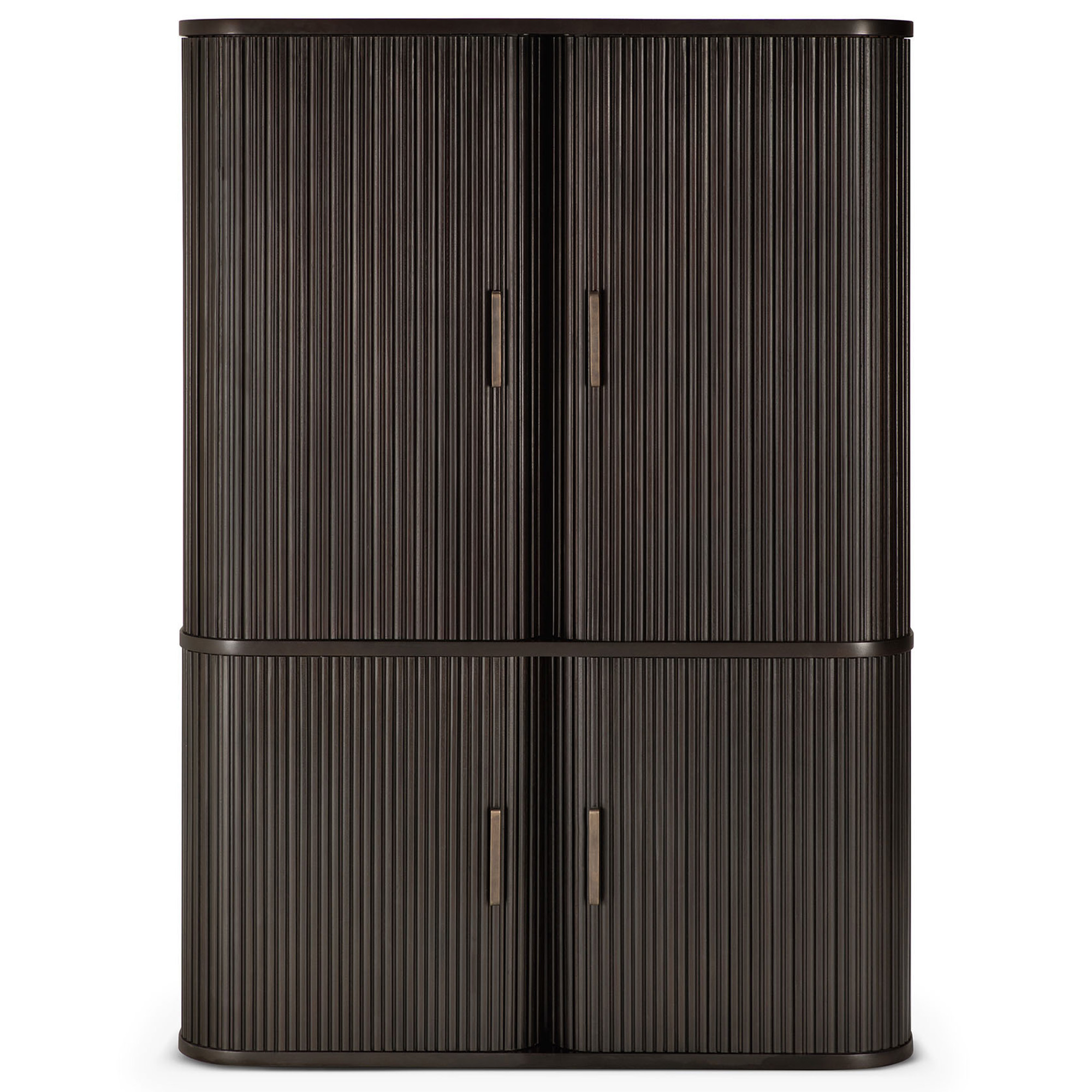 Ethnicraft - Roller Max filing cabinet - varnished mahogany - dark brown - Skåp och vitrinskåp - Alain Van Havre - Brun - Trä