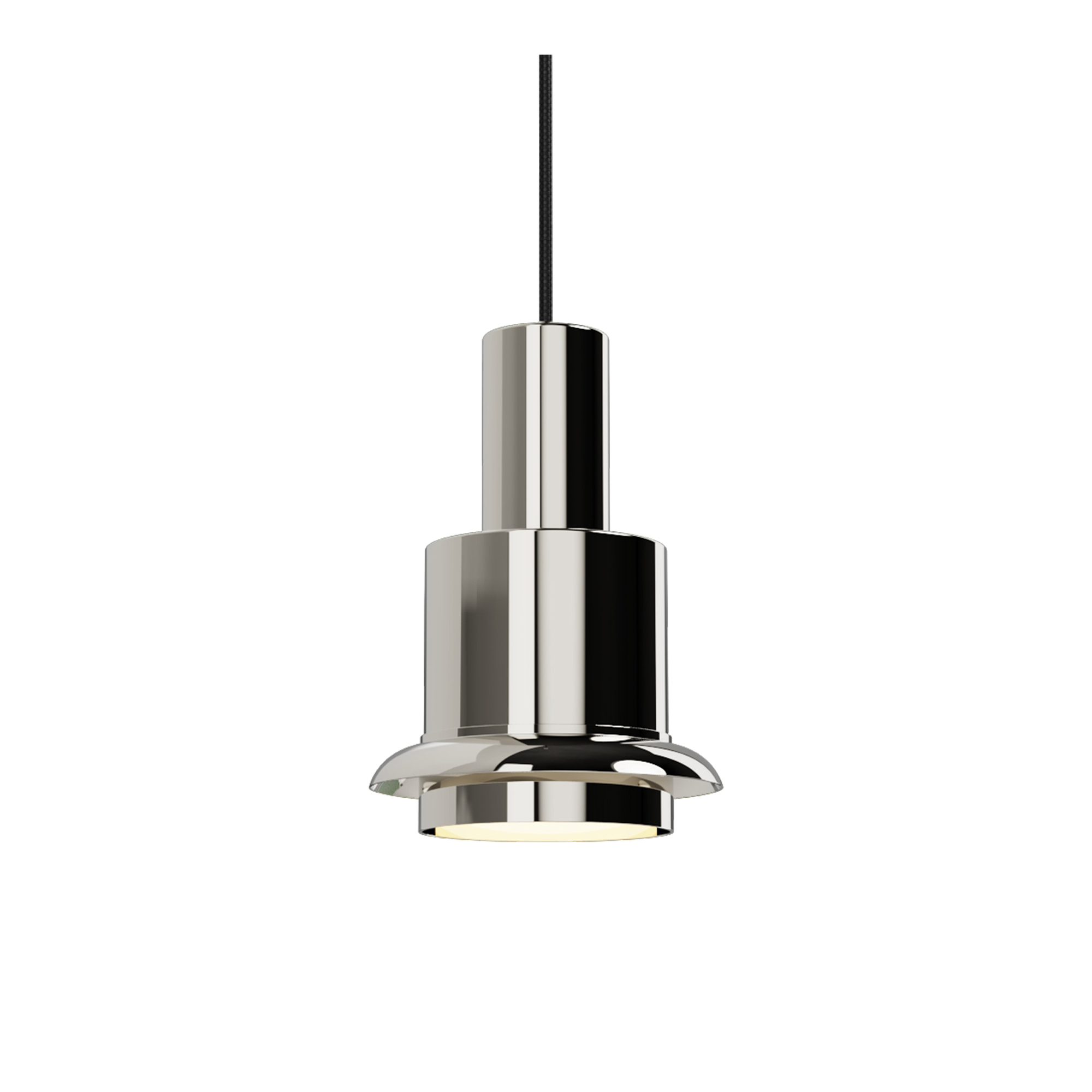 DCWéditions - Chaumont 190 Pendant lamp Ø19 cm H28 cm – Nickel - Pendellampor - Marc Held - Silver | Belysning - Taklampor - Pendellampor | Möbelexperten