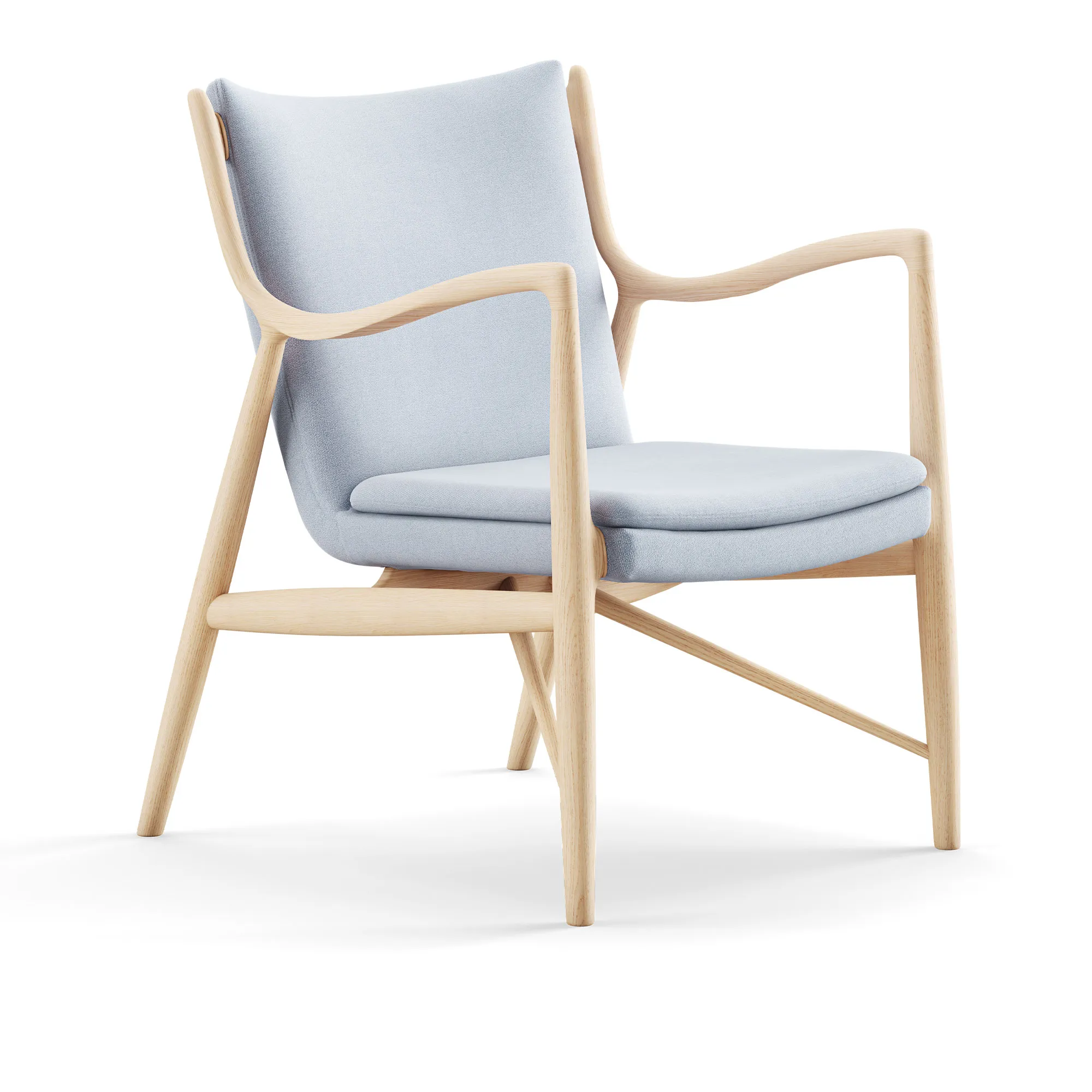 45 fåtölj Clear oiled oak