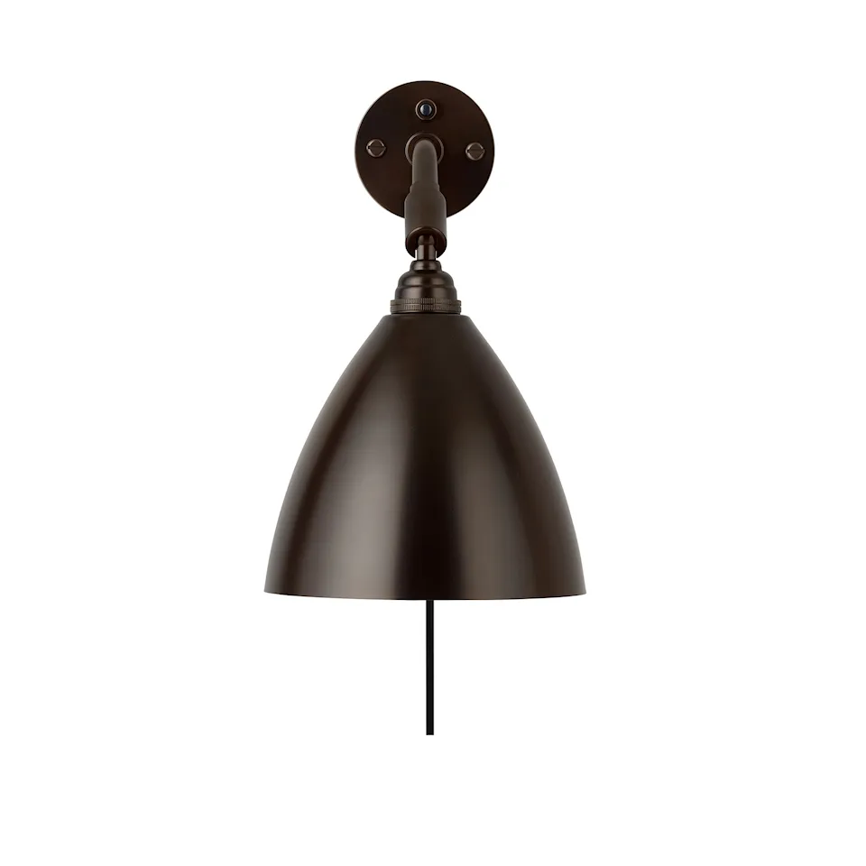 Bestlite BL7 vägglampa svart mässing