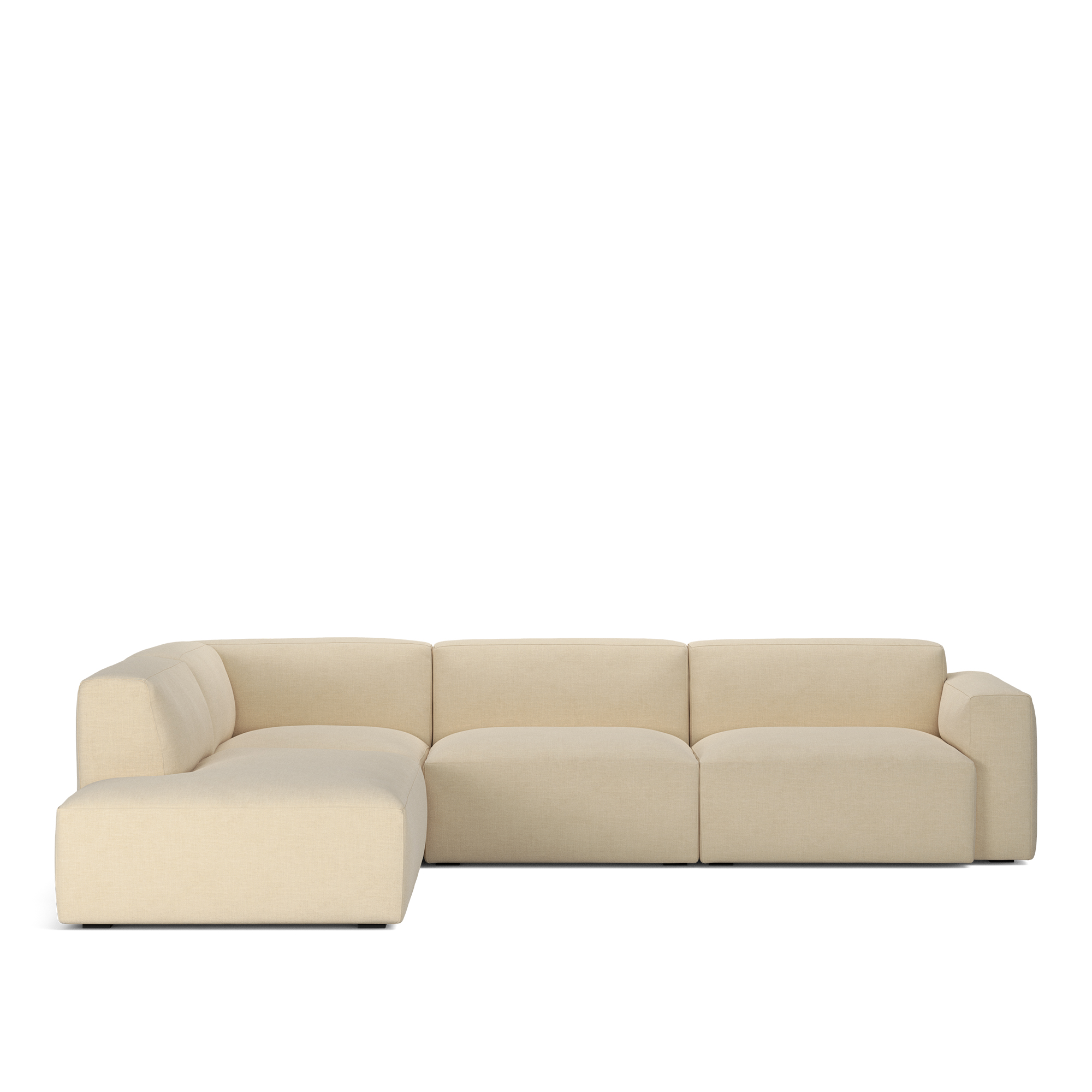 NOGA - Brick 4-Seater Corner Open End Left Sienna 101 Removable Upholstery - Soffor