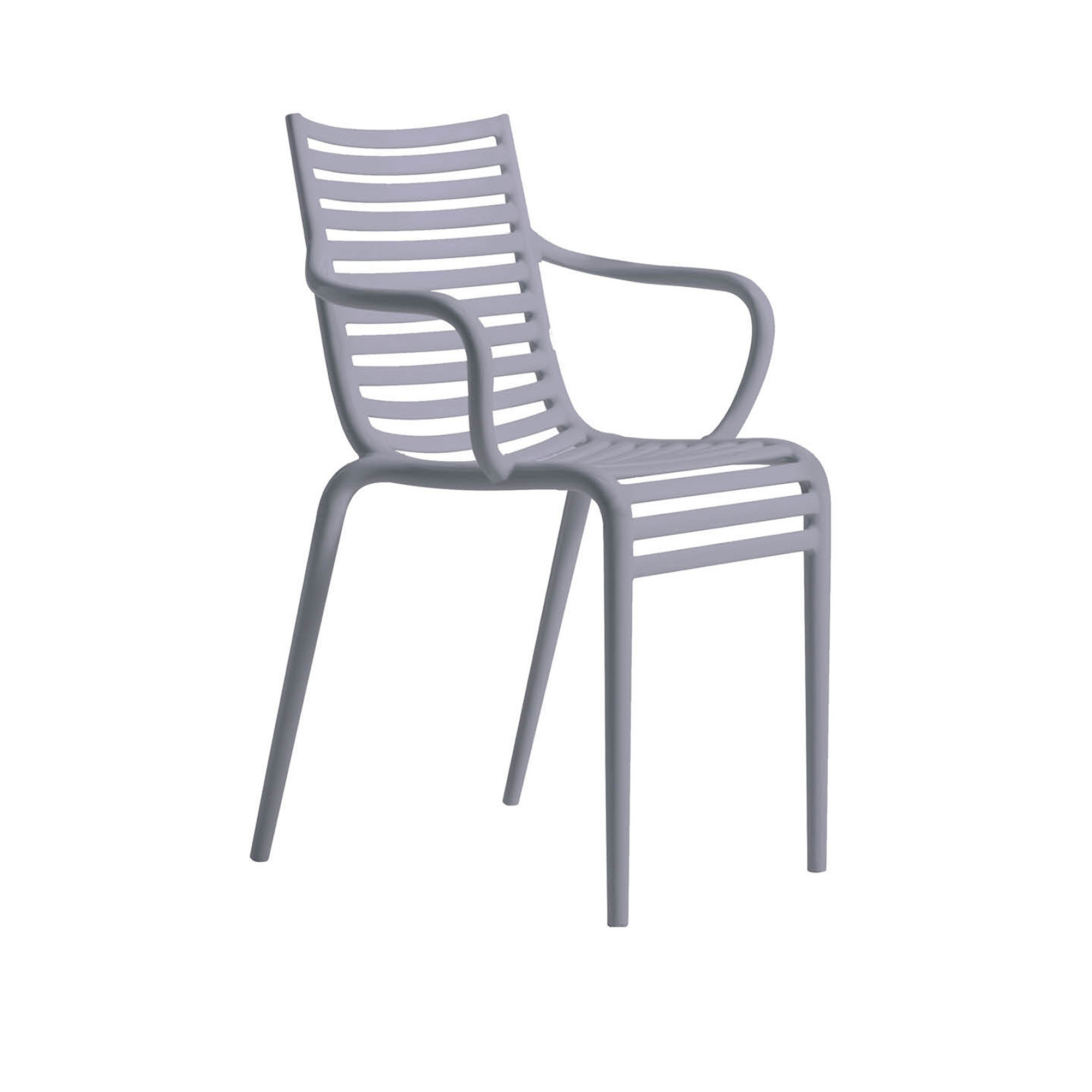 Driade - PIP-e Armchair / Lavender Grey - Matstolar utomhus - Philippe Starck - Blå - Plast