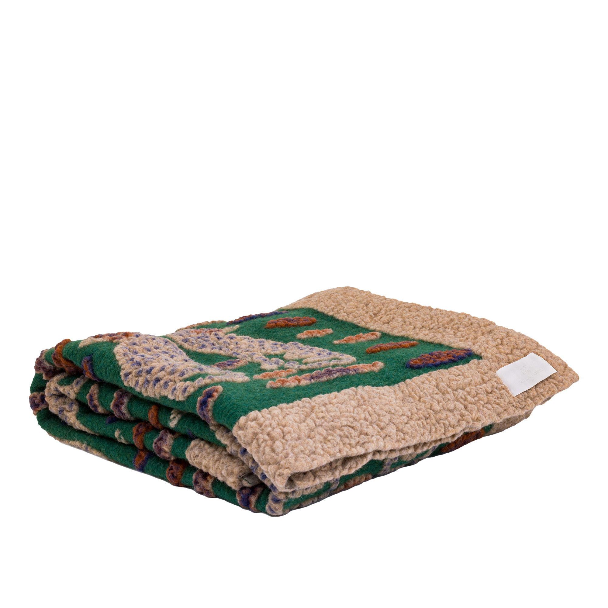 Mille Notti - Leopardo Plaid Green 150x190 - Plädar och filtar | Textilier - Plädar Och Prydnadskuddar - Plädar Och Filtar | Möbelexperten