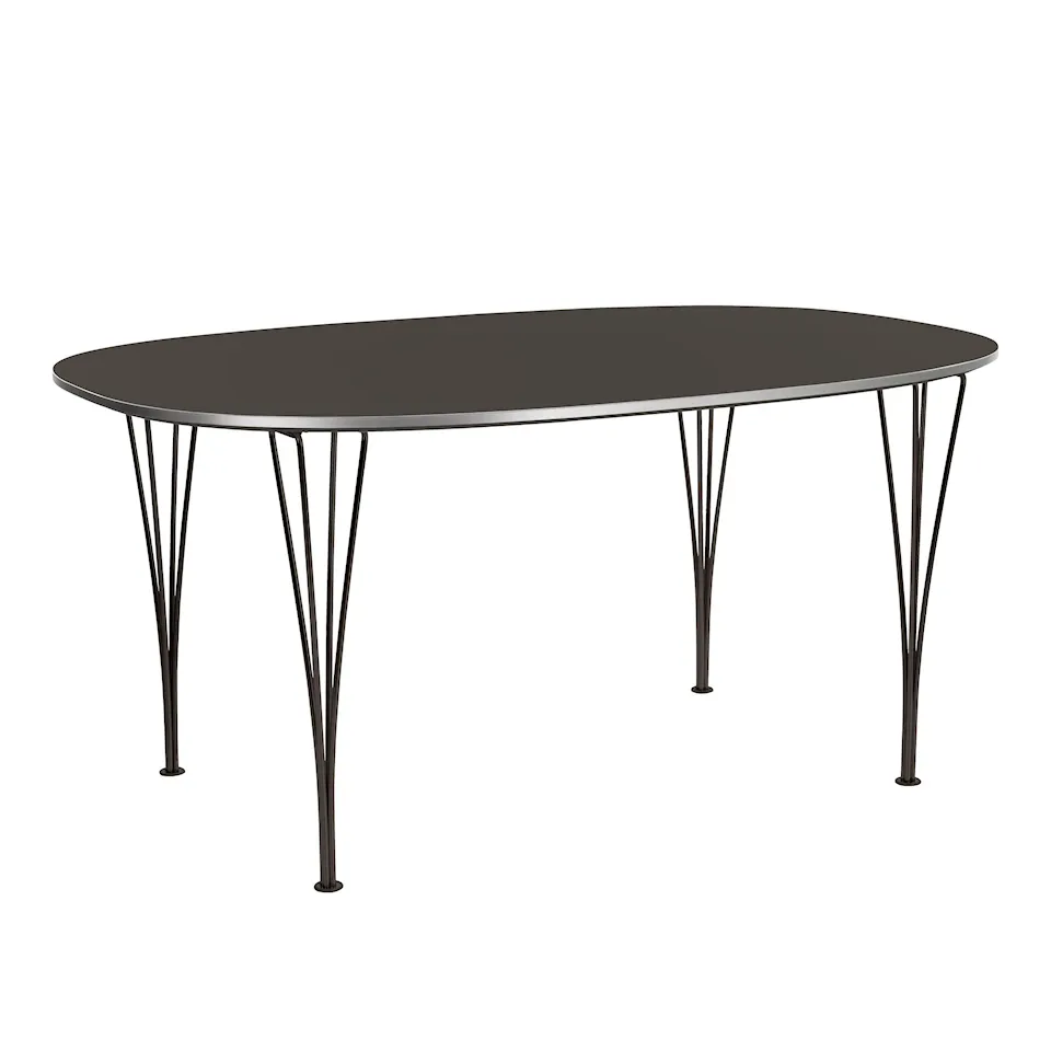 B616 Superellips matbord 100 x 170 cm Grey