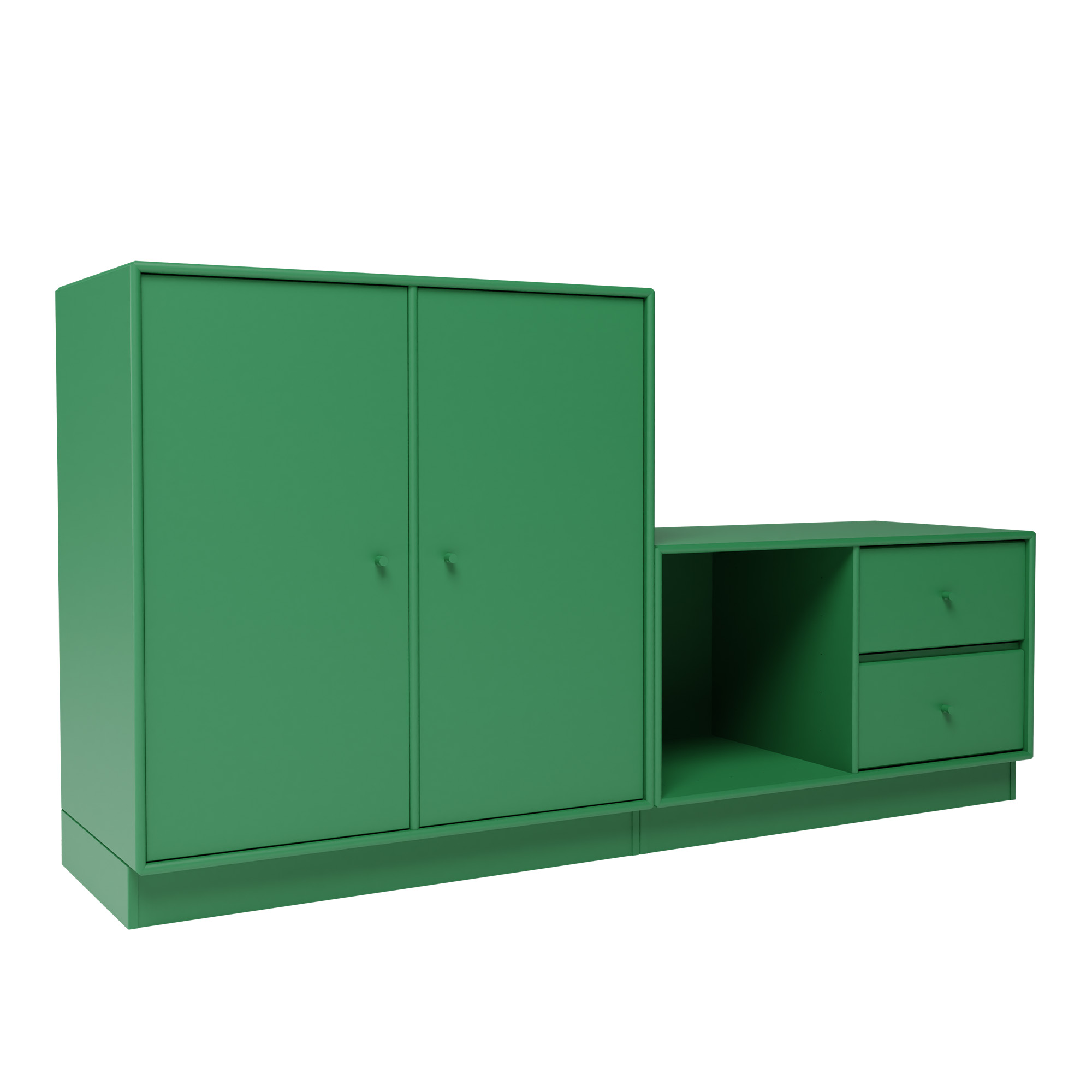 montana - rest i bench 152-parsley 07 plinth 7 cm - skåp och vitrinskåp - peter j. lassen - grön - trä