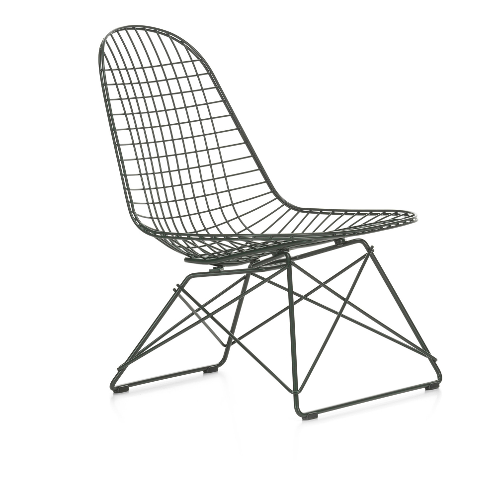 Vitra - LKR Wire Chair, Dark Green - Fåtöljer - Charles & Ray Eames - Grön