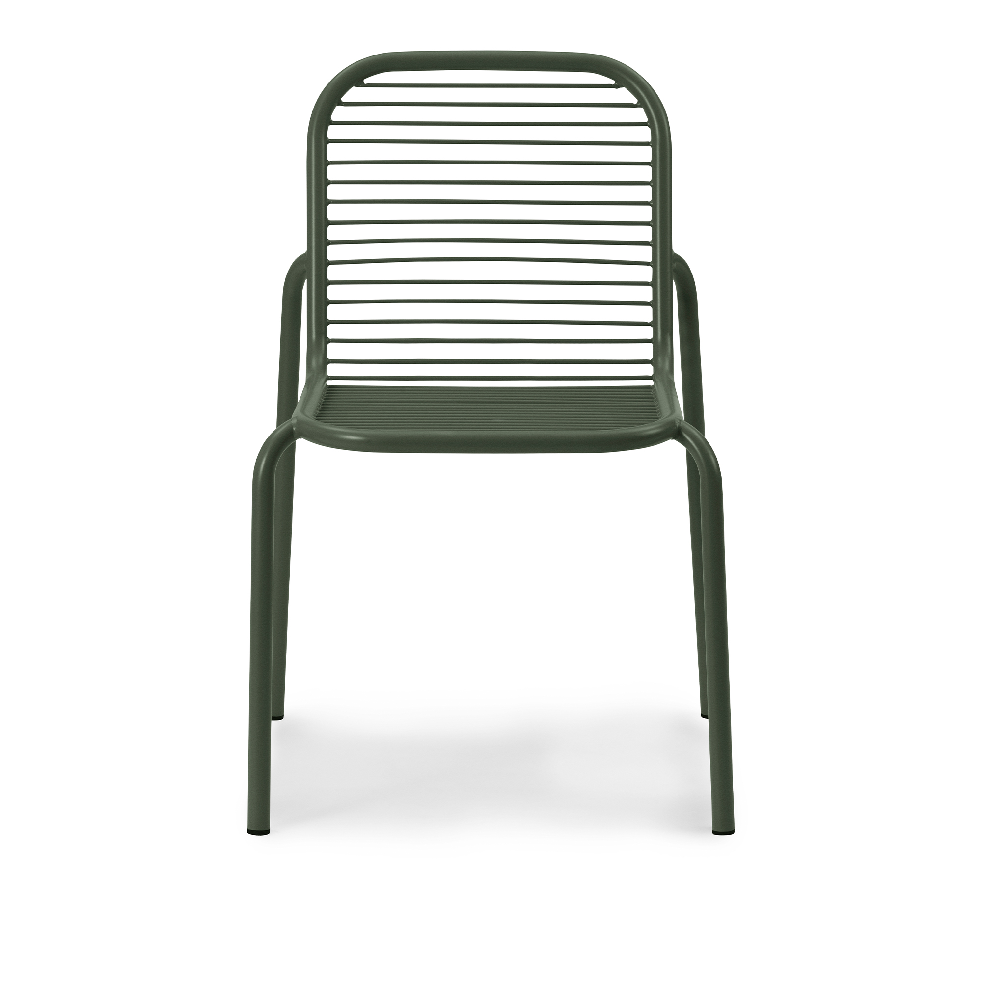 Normann Copenhagen - Vig Chair - Dark Green - Matstolar utomhus - Simon Legald - Grön - Metall | Utemöbler - Utestolar - Matstolar Utomhus | Möbelexperten