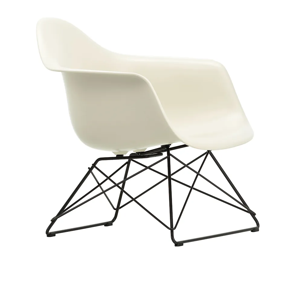 Eames RE Plastic Armchair LAR fåtölj Basic Dark