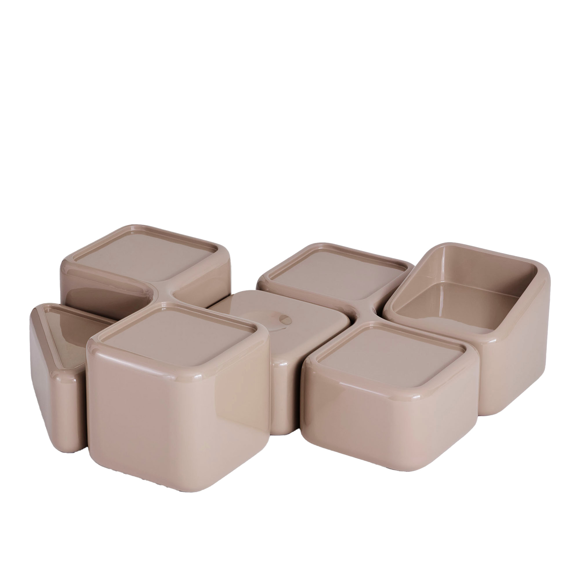 no ga - module table full set brown - soffbord - willo perron - brun