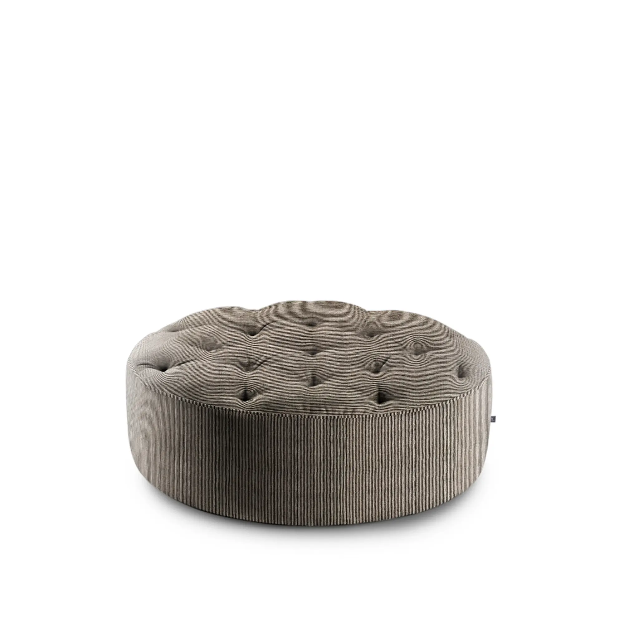Wheel sittpuff flera knappar Ø 80 cm